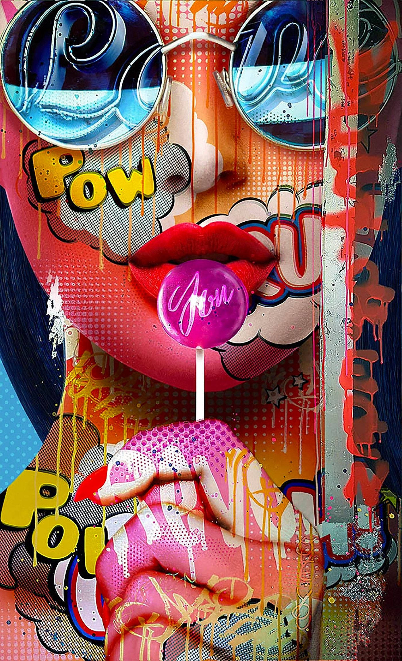 Slikstok Popkunst Wallpapers