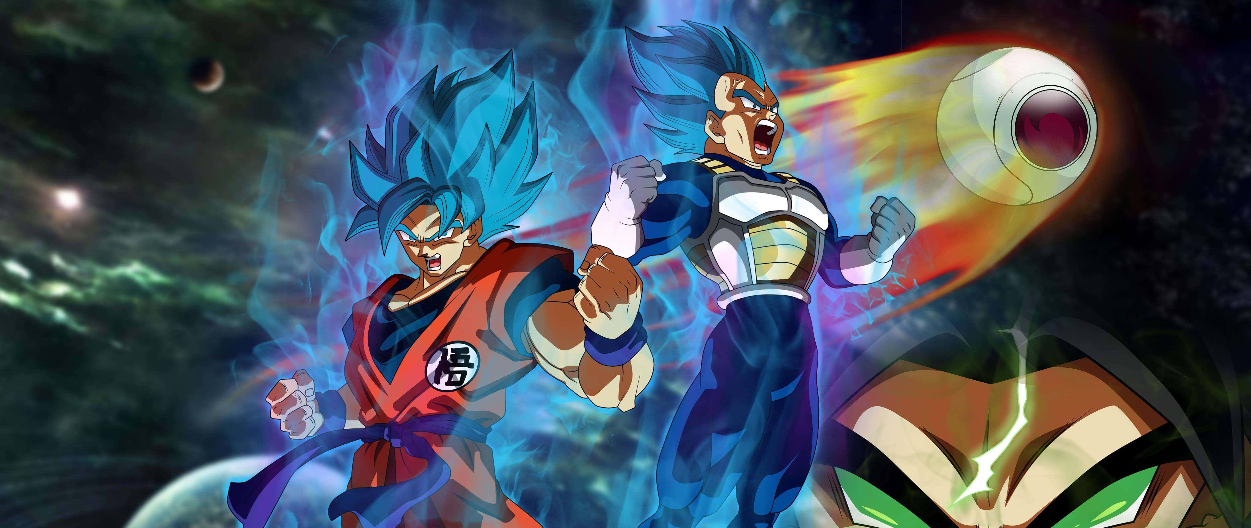 Slip din indre Super Saiyan løs med Dragon Ball Super Broly Wallpapers