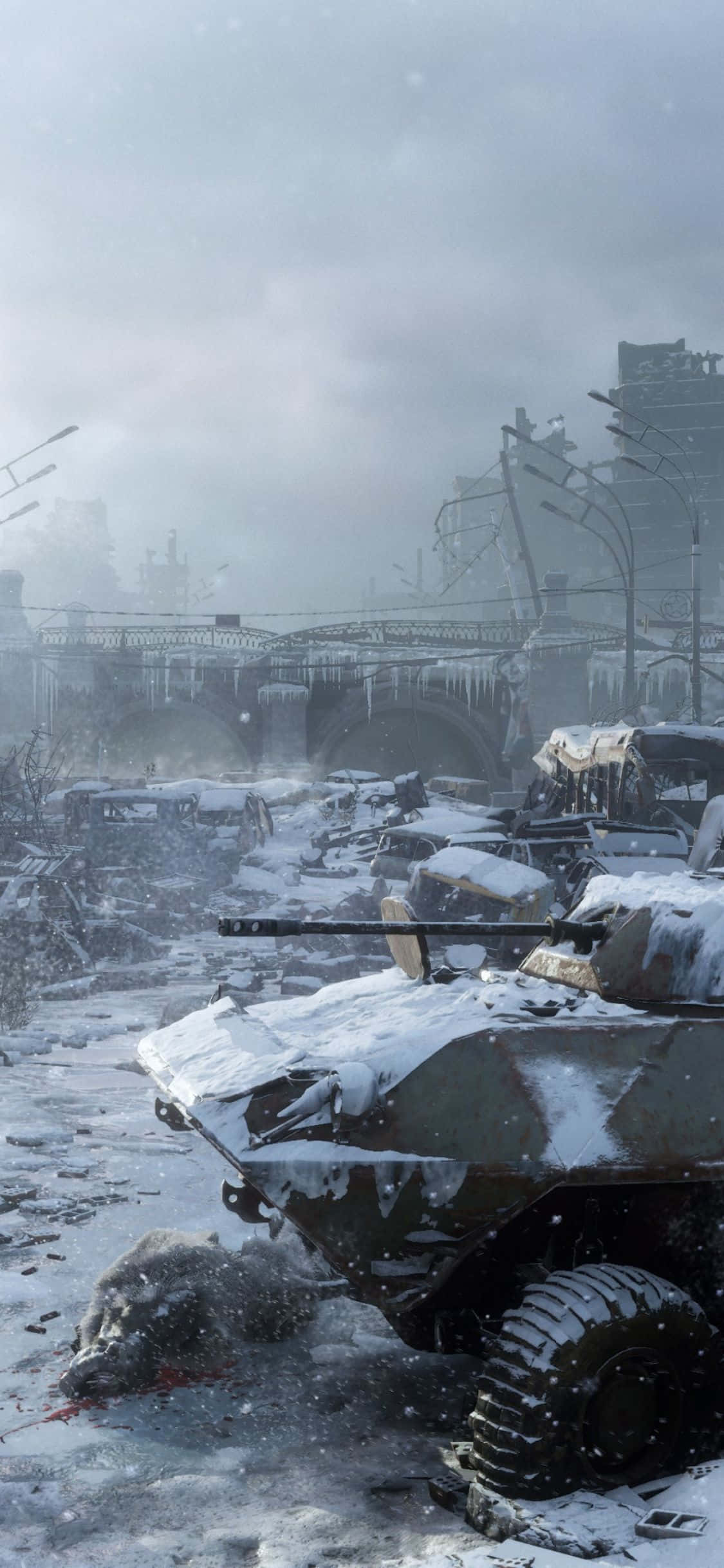Slut dig til eventyret med Metro Exodus på iPhone X. Wallpapers