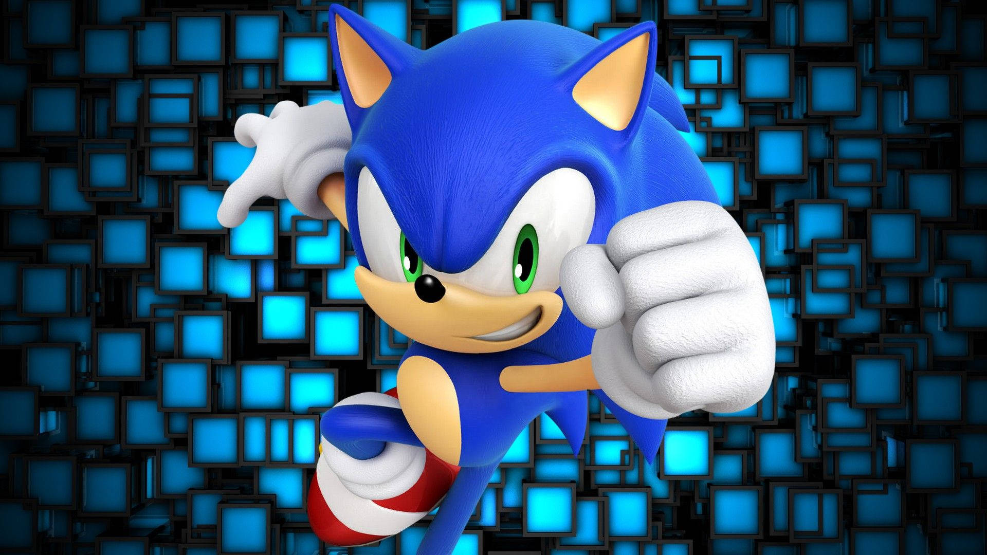 Blåfarvet HD wallpaper af Sonic the Hedgehog. — Sonic Wallpapers