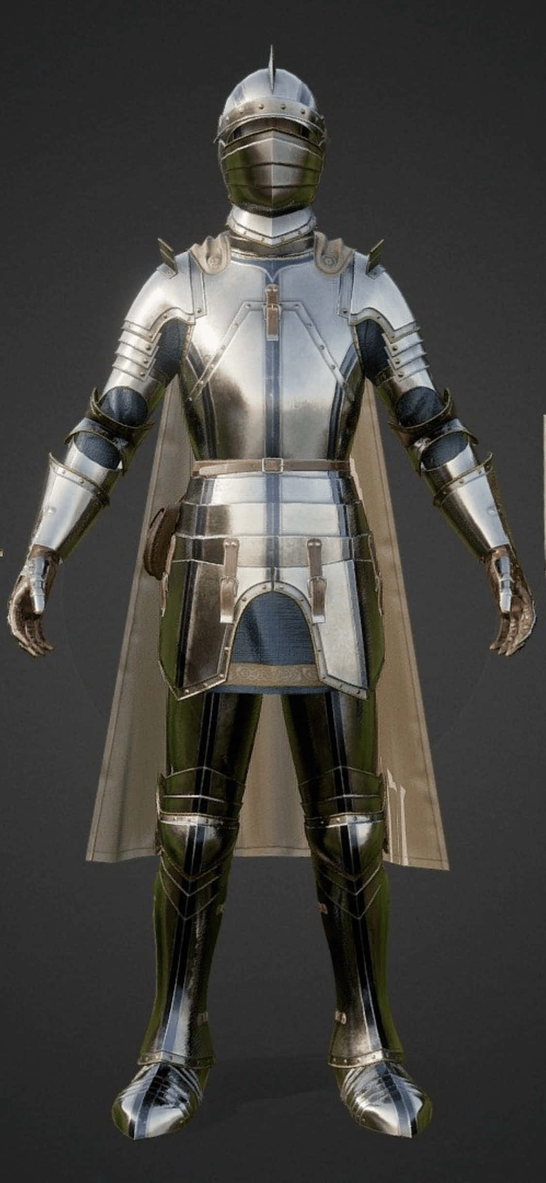 Sølvrustning iPhone Xs Mordhau Baggrund Wallpapers
