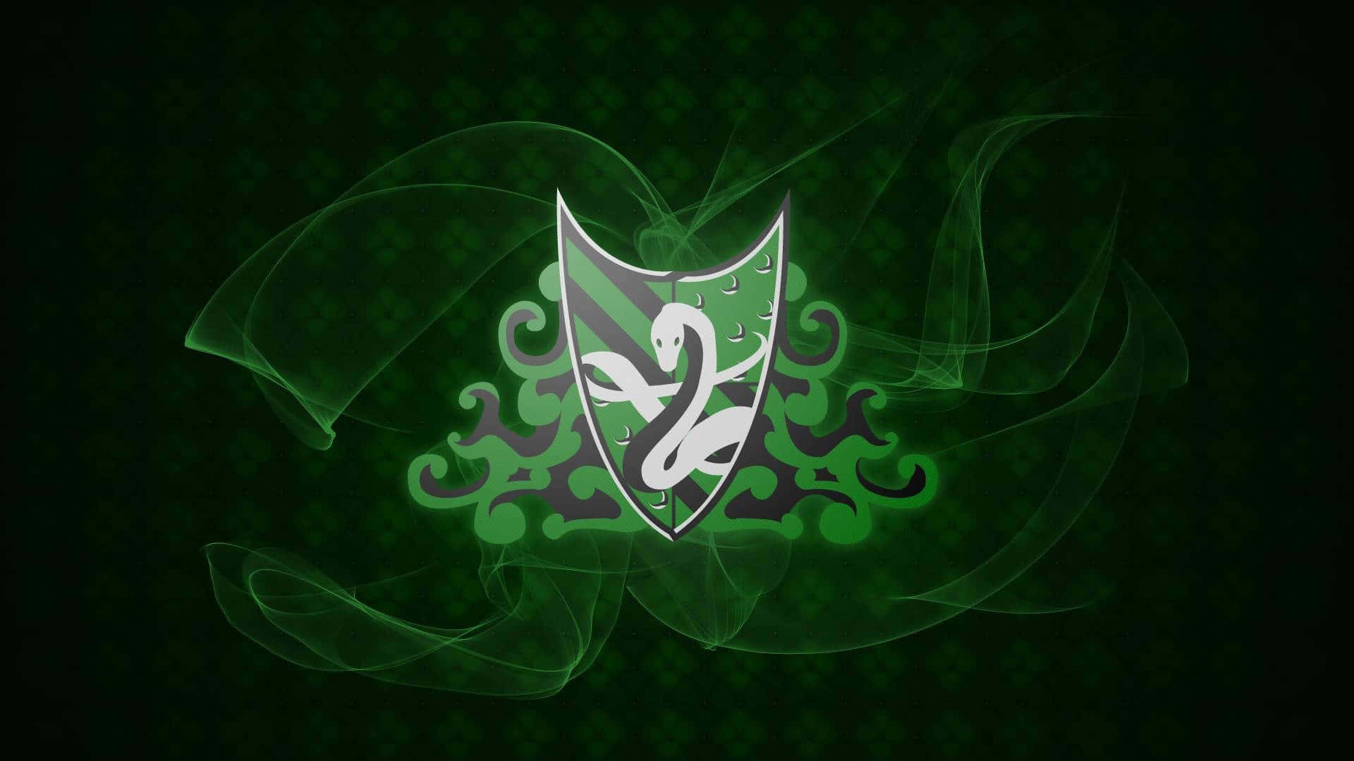 Slytherin-stemning med en trylledrikflaske Wallpapers