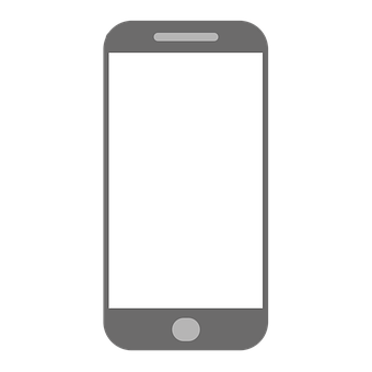 Smartphone-ikon med tom skærm Wallpapers