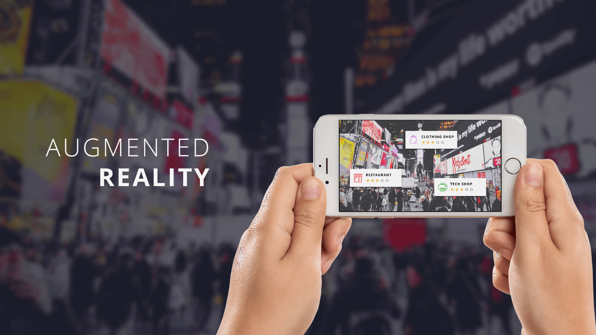 Smartphone med augmented reality Wallpapers