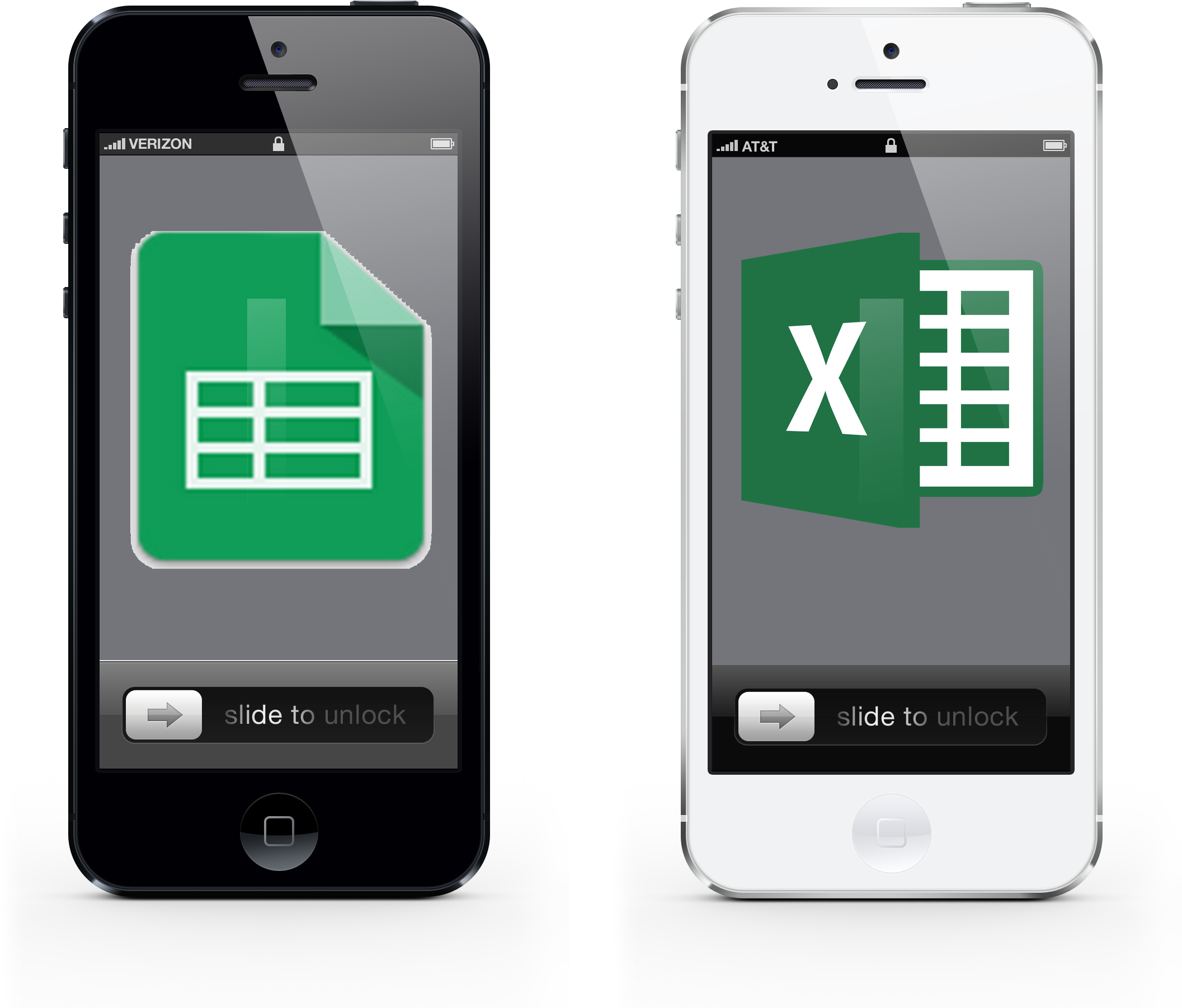 Smartphones med regnearksapps Wallpapers
