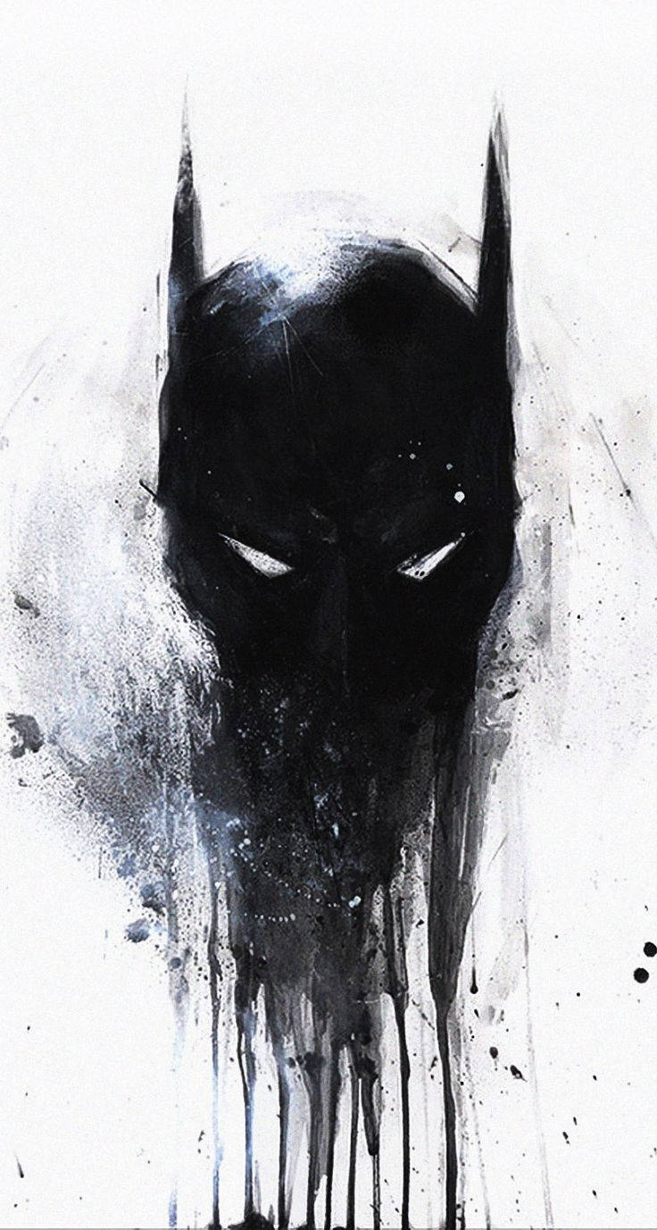 Smeltende Batman maleri wallpaper — Batman Wallpapers