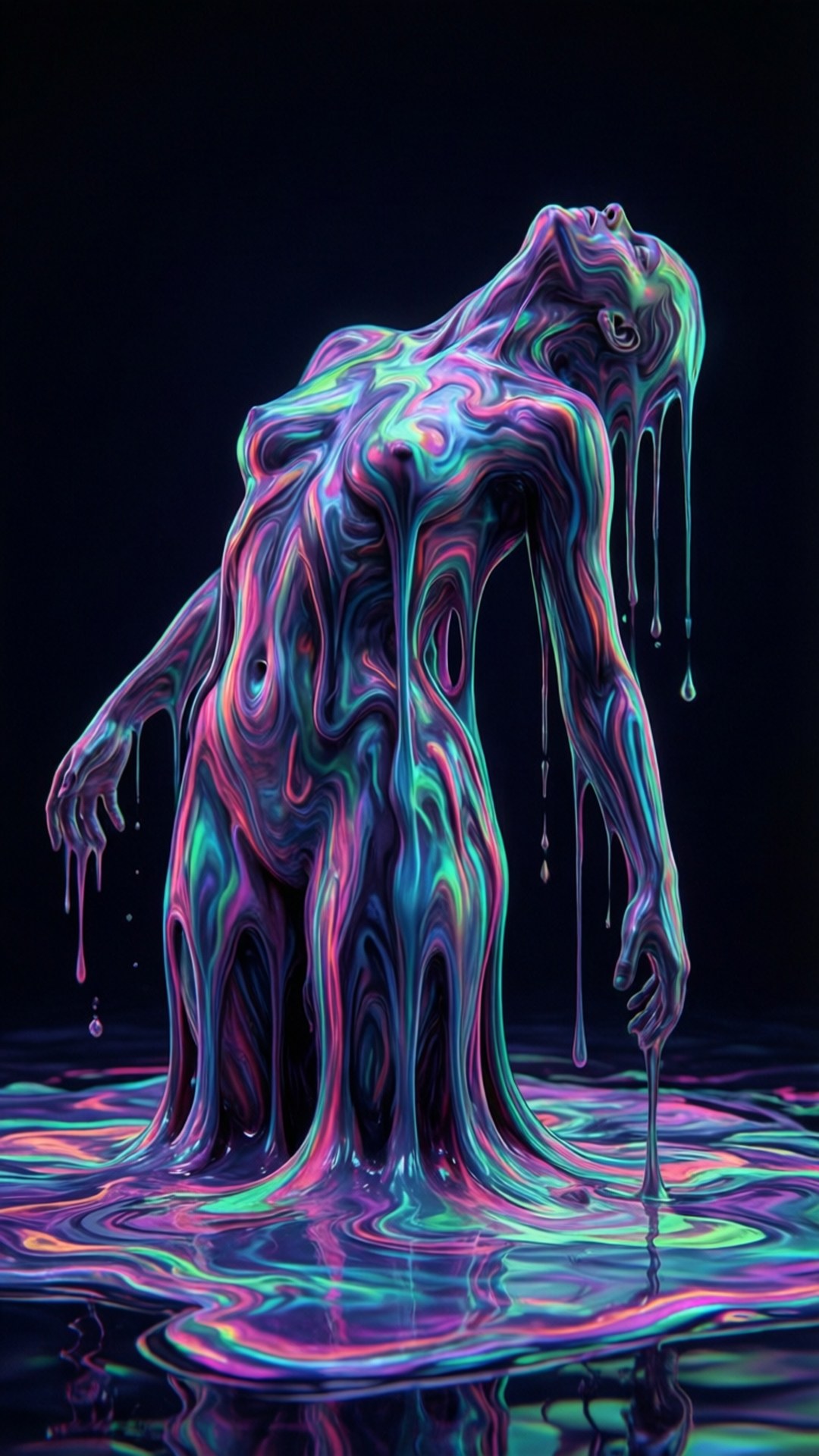 Smeltende figur Wallpapers