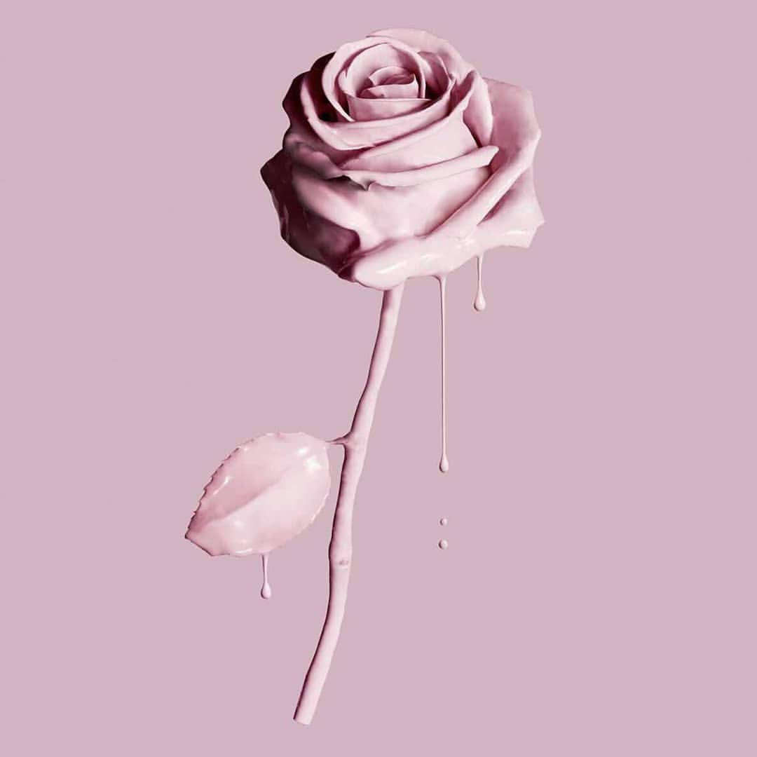 Smeltende rosaguld æstetik Wallpapers