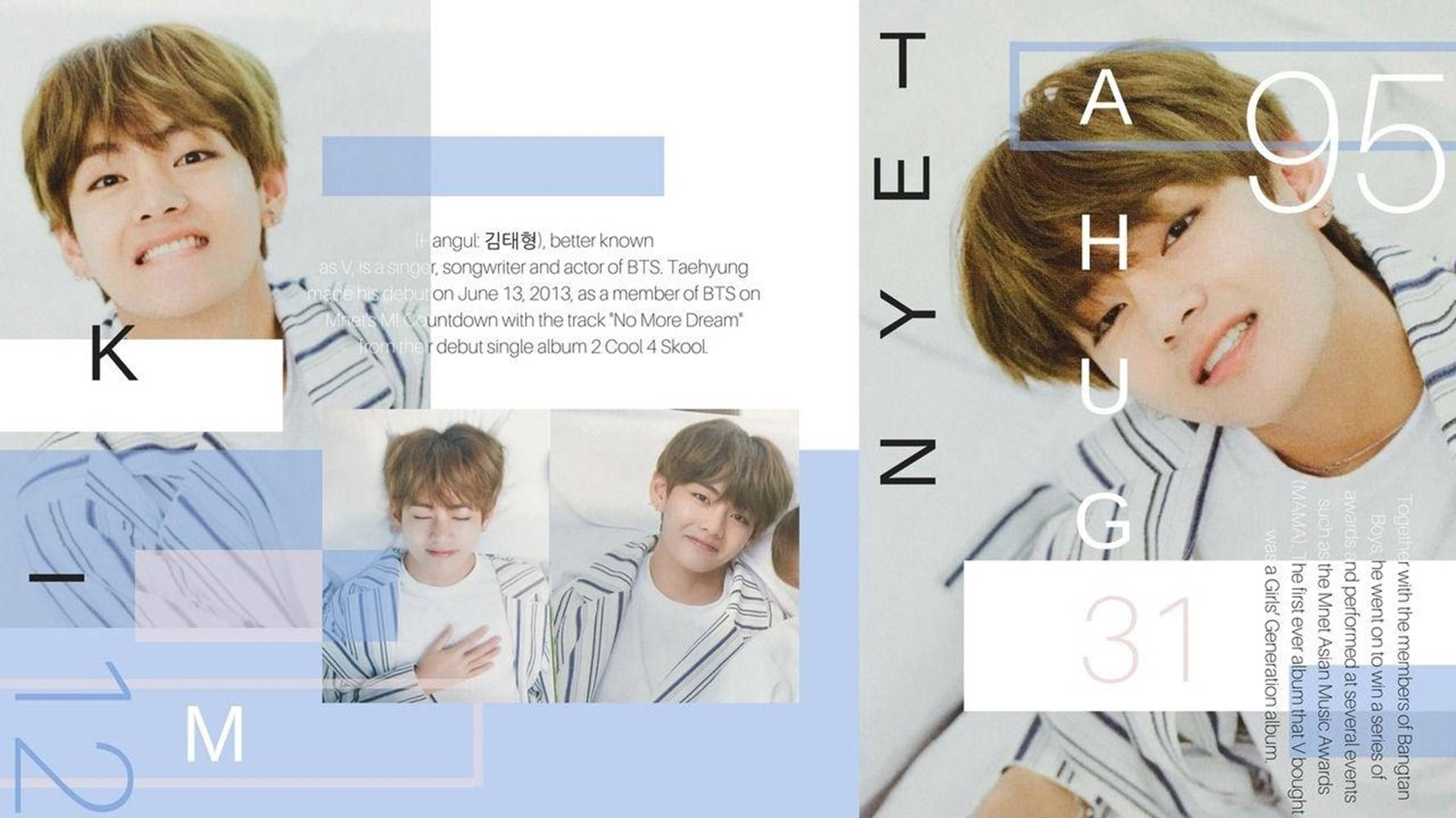 Smilende Kim Tae-Hyung æstetik Wallpapers
