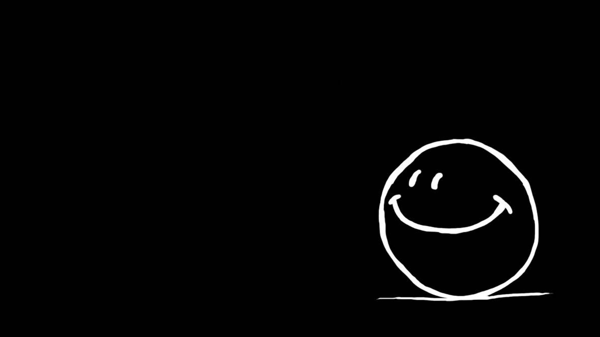 Smiley med enkel æstetik Wallpapers