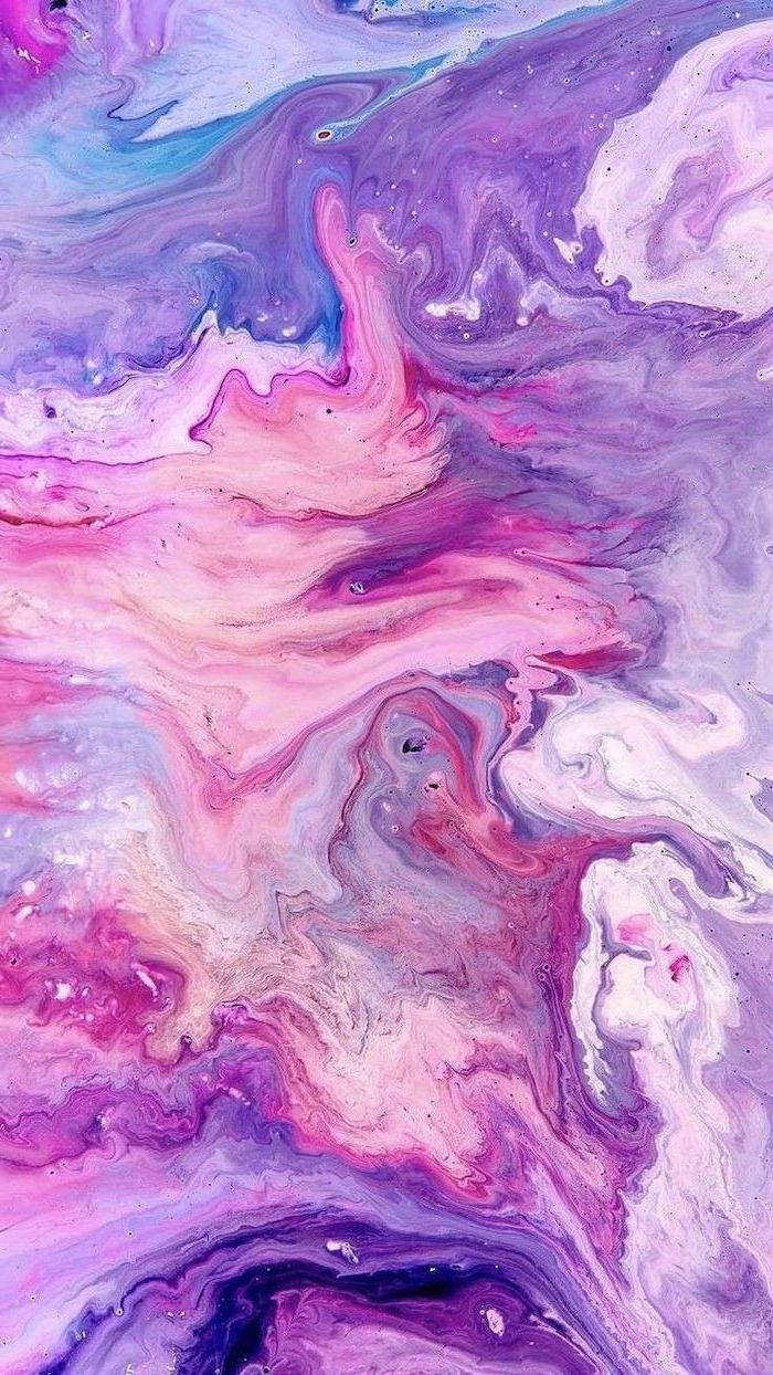 Smuk abstrakt lilla baggrundsmaleri Wallpapers