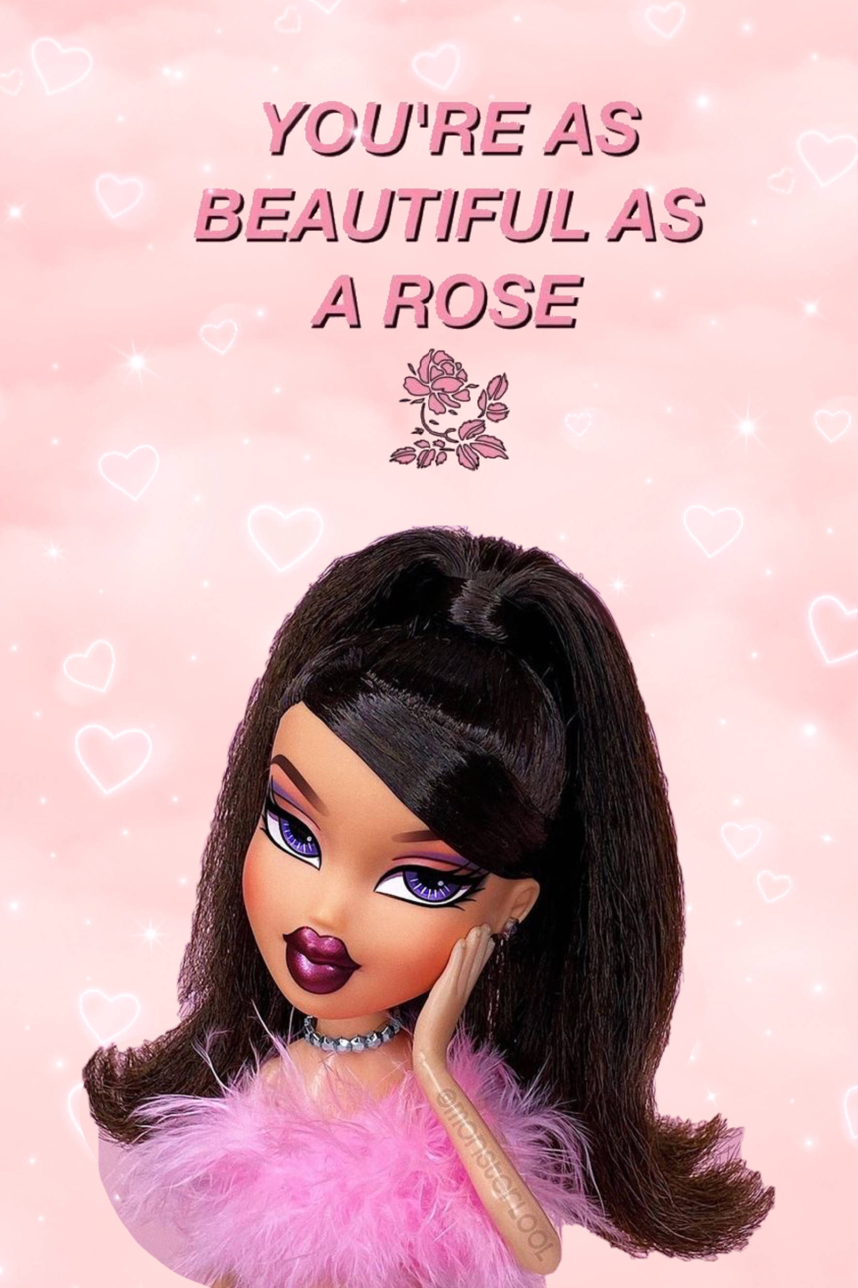 Smuk Bratz æstetisk dukke citat Wallpapers