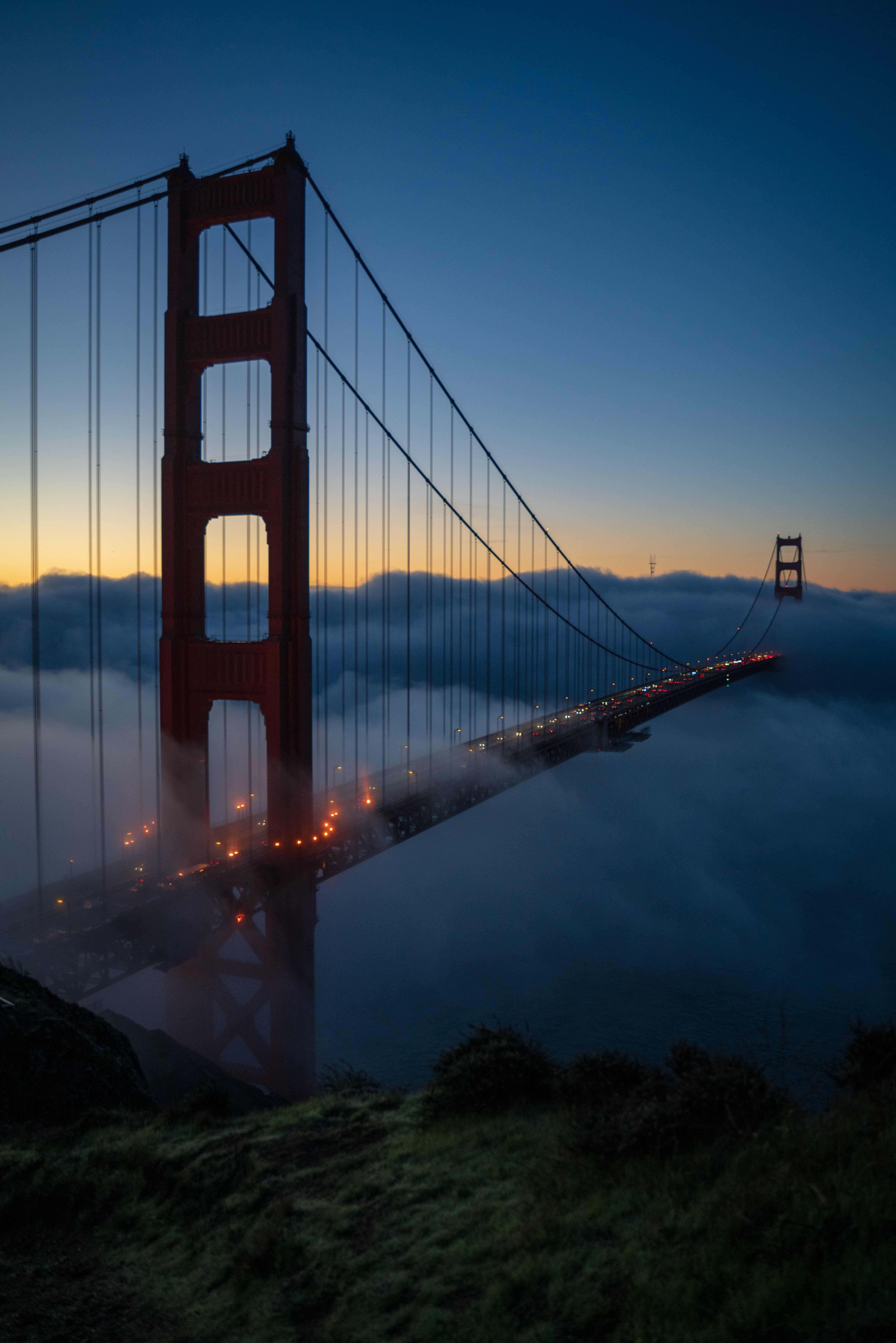 Smuk Golden Gate-bro iPhone-baggrund Wallpapers