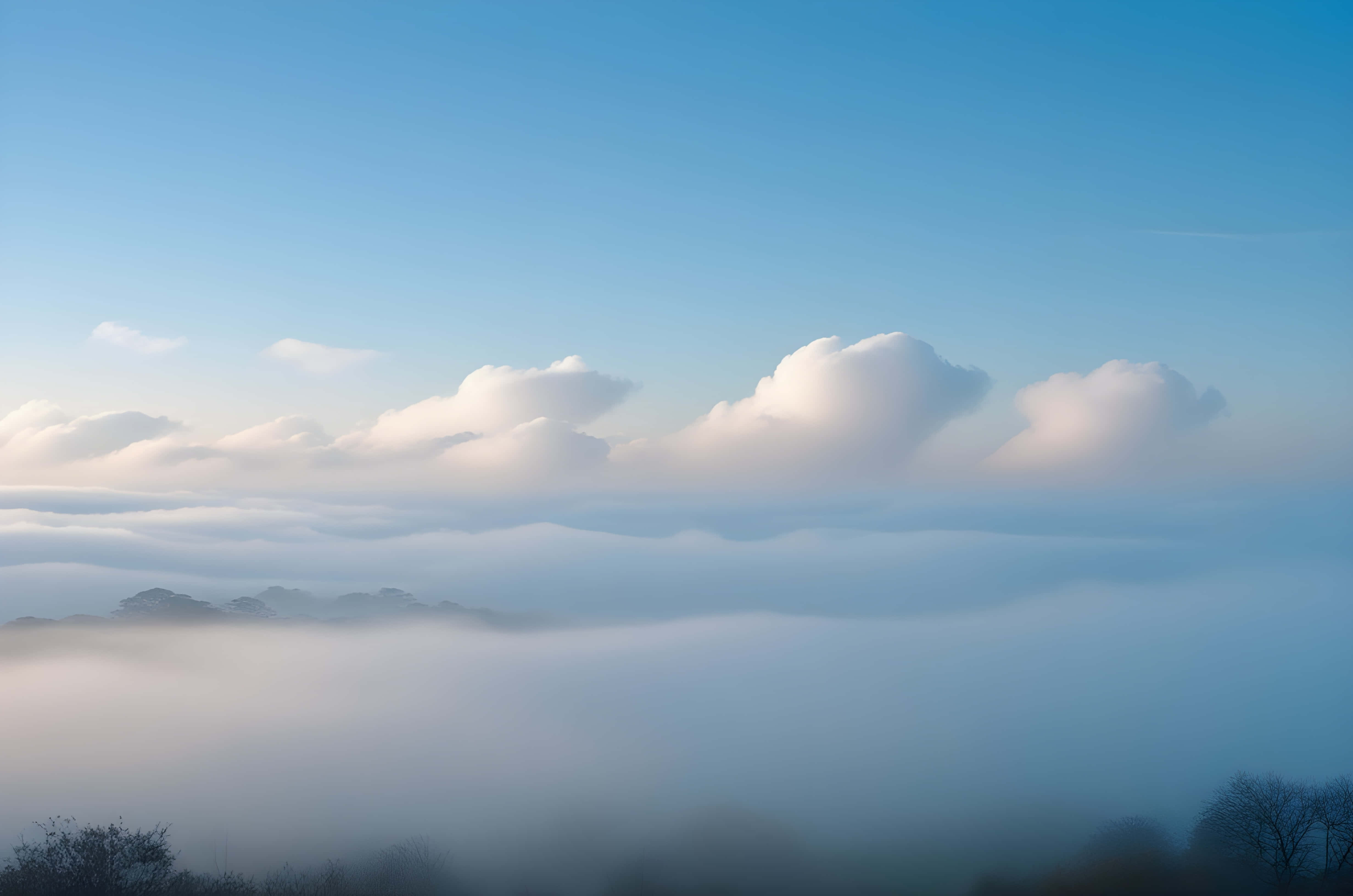 Smuk himmel med naturlige udsigter Wallpapers