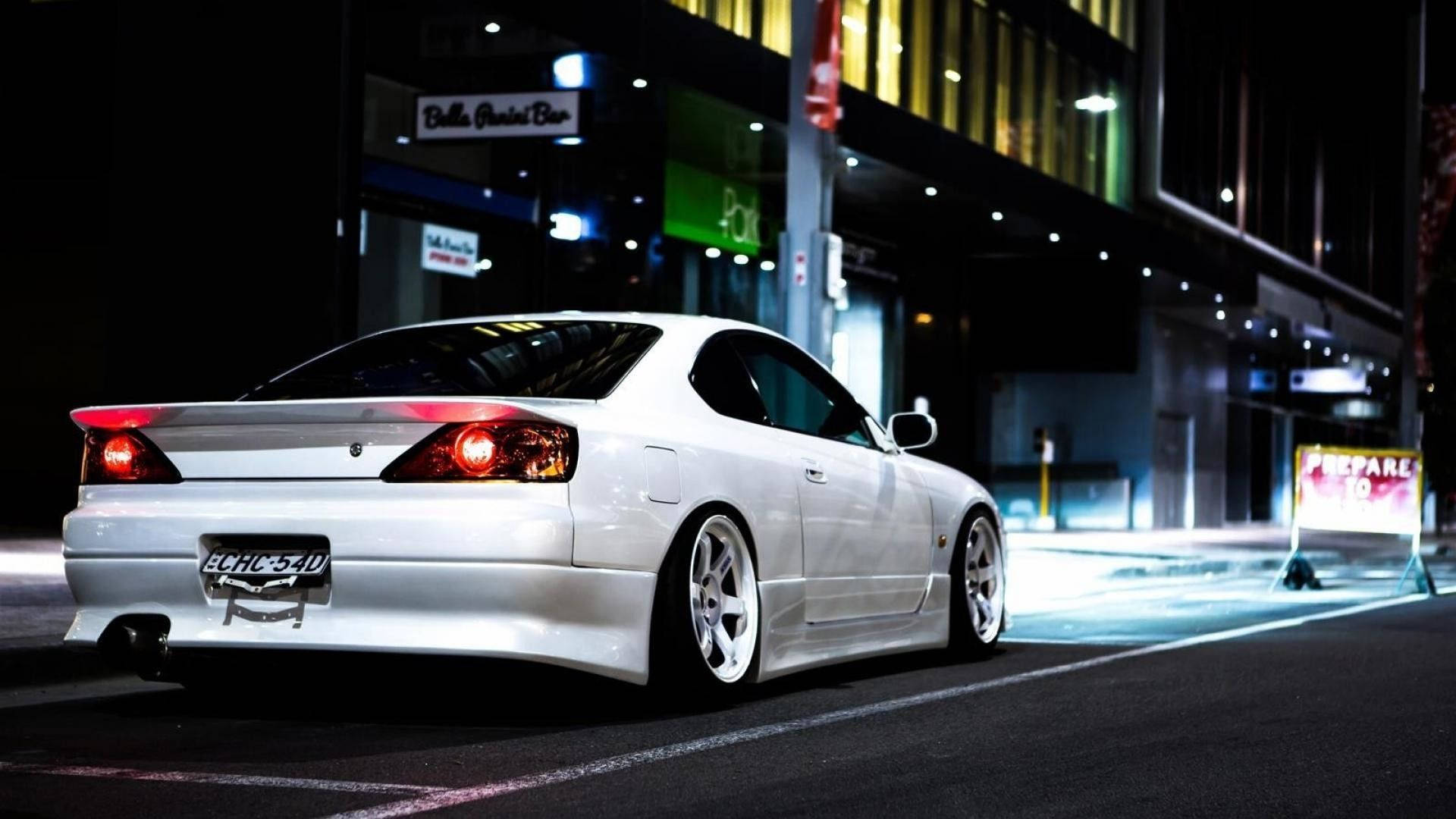 Smuk JDM æstetik hvid Silvia Wallpapers