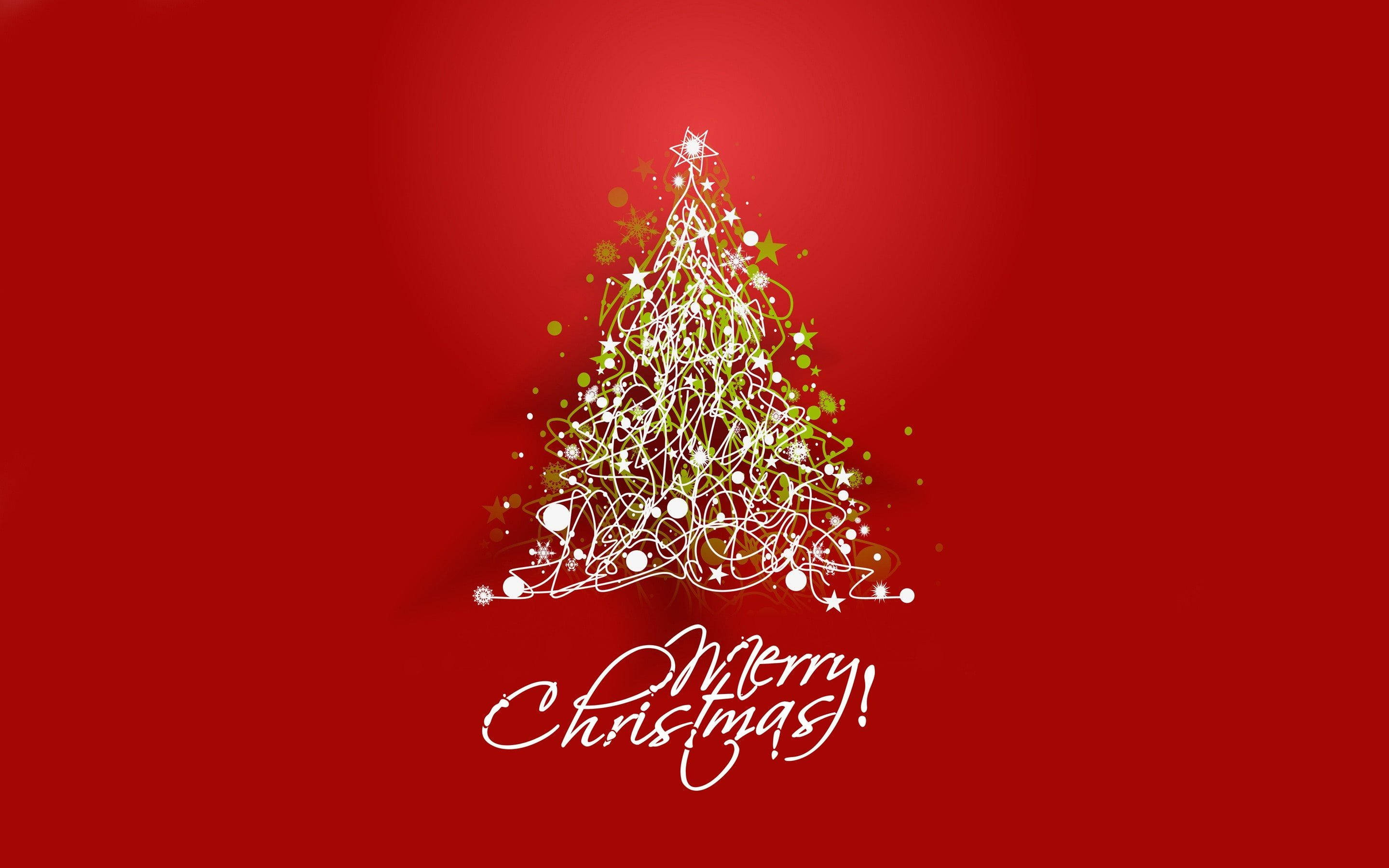 Smuk juletræstegning Wallpapers