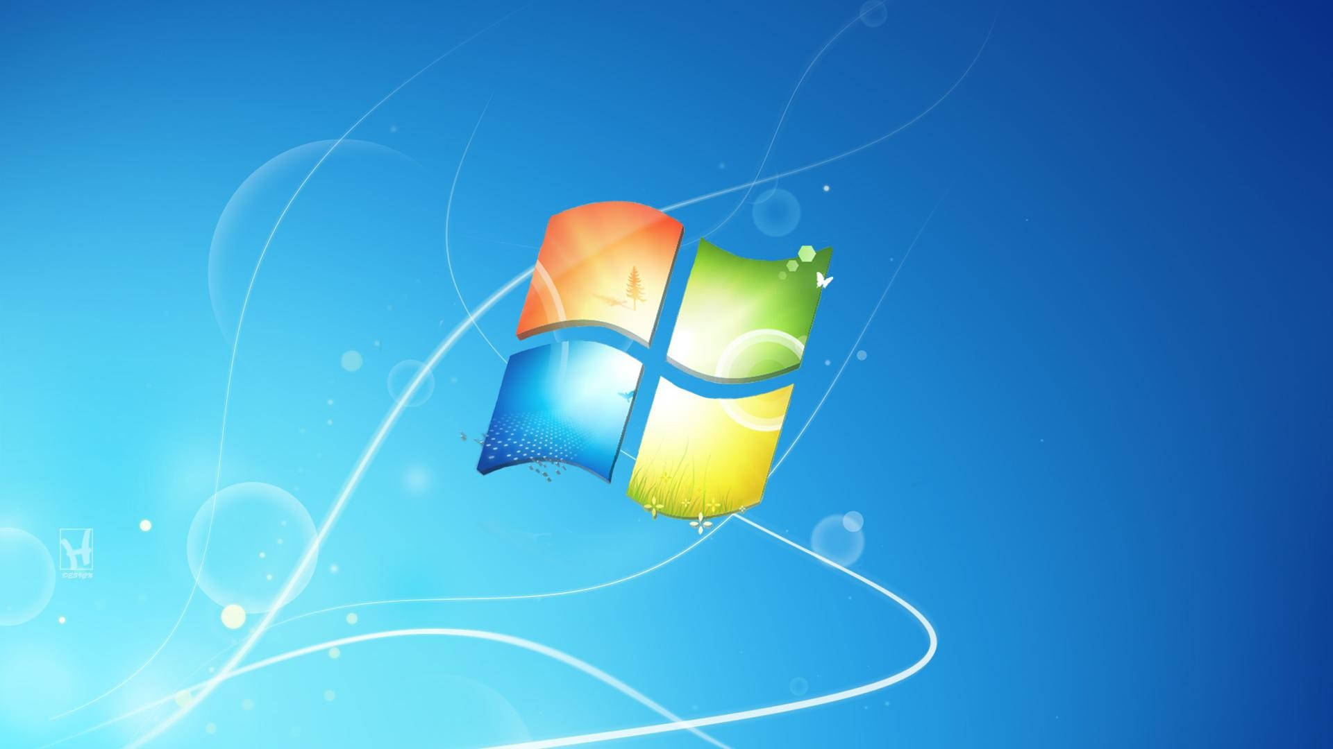 Smuk kølig blå landskab ved skumring Wallpapers