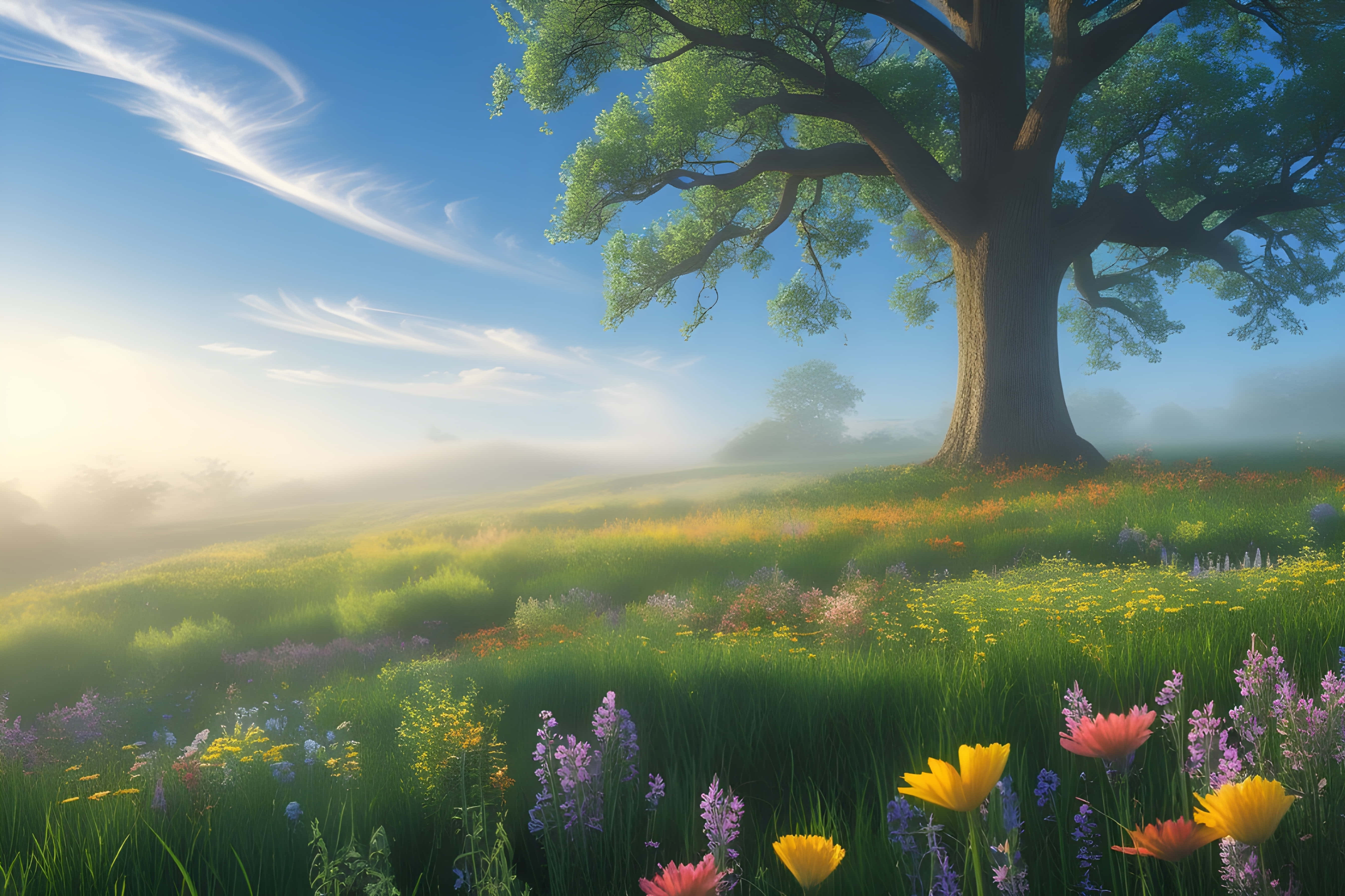 Smuk naturscene Wallpapers