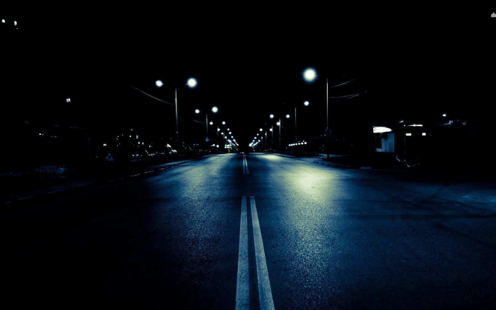 Smuk skyline af Dark City. Wallpapers