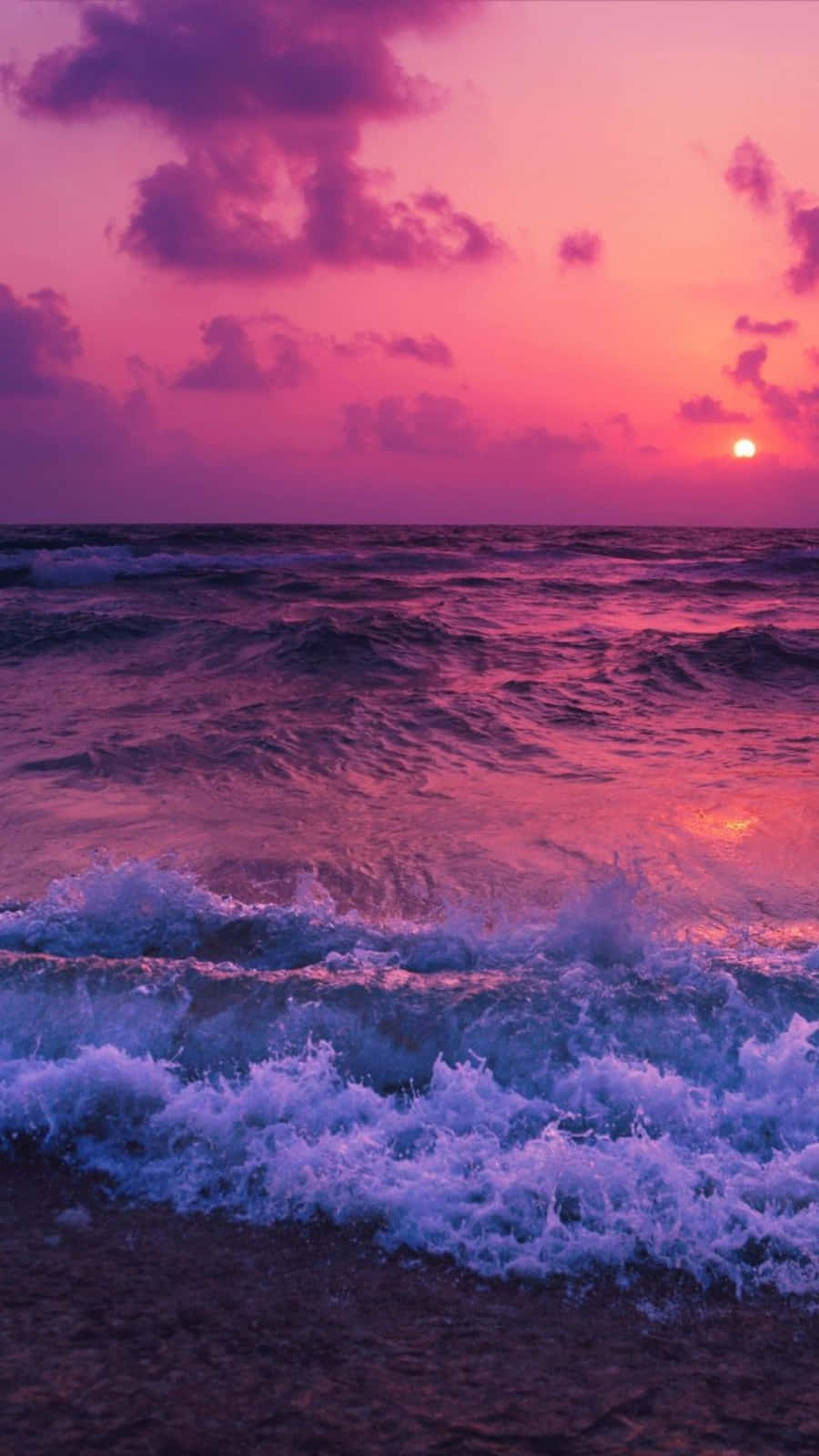 Smuk solnedgang bag bjergene Wallpapers