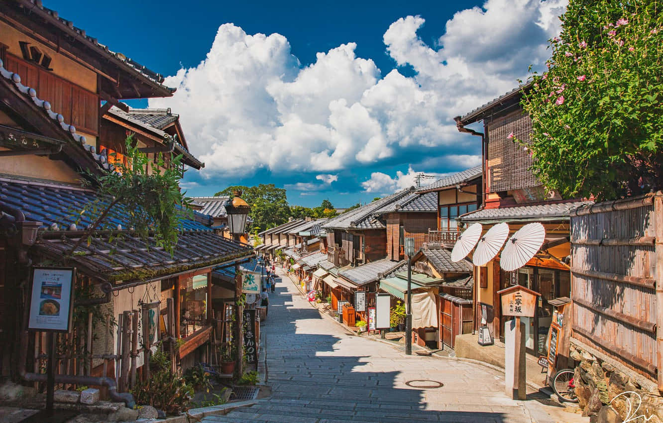 Smuk udsigt over Hakone og Ashinoko-søen omgivet af de majestætiske Japan Alper Wallpapers