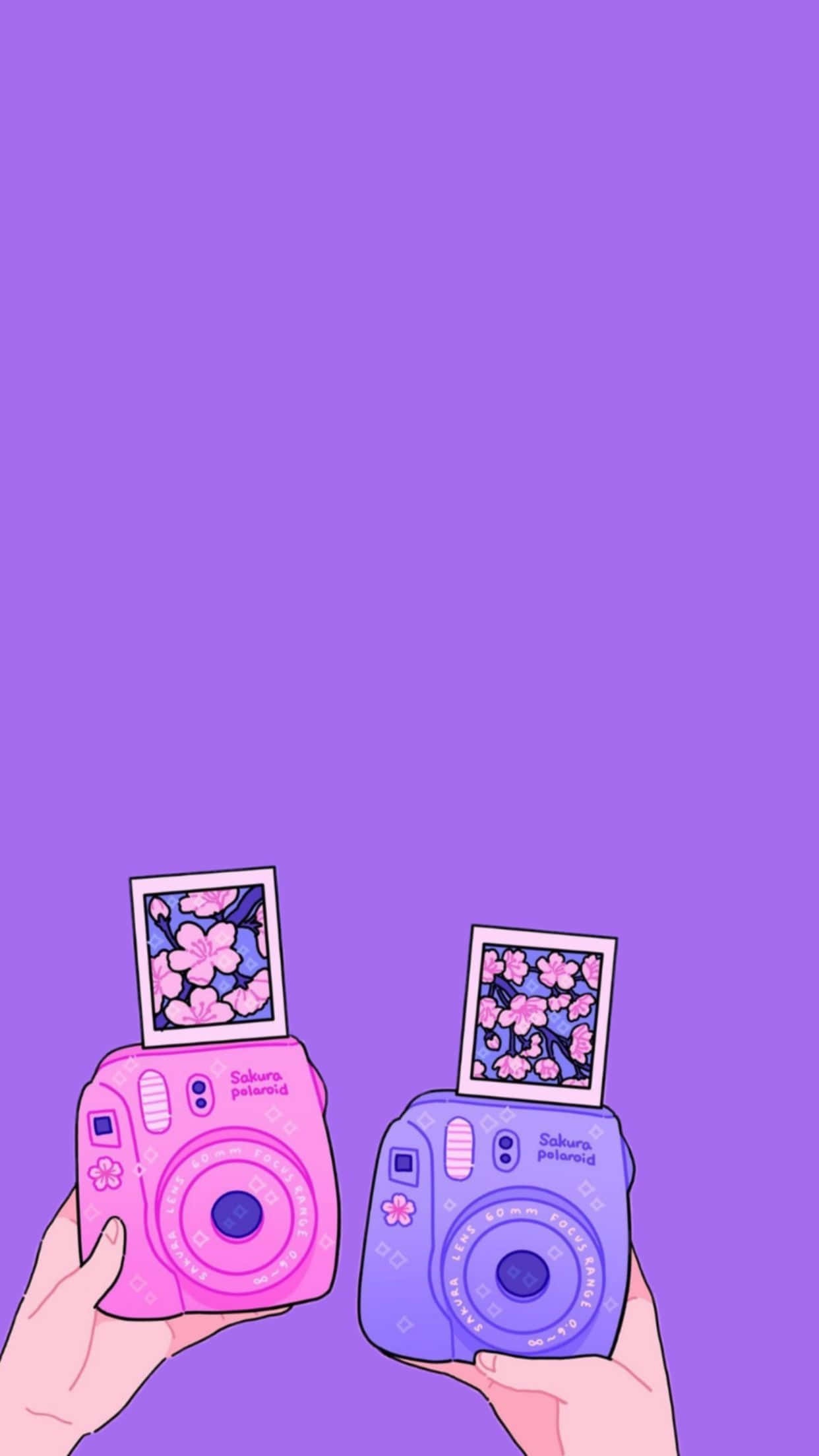 Smukke nuancer af lilla baggrund. Wallpapers