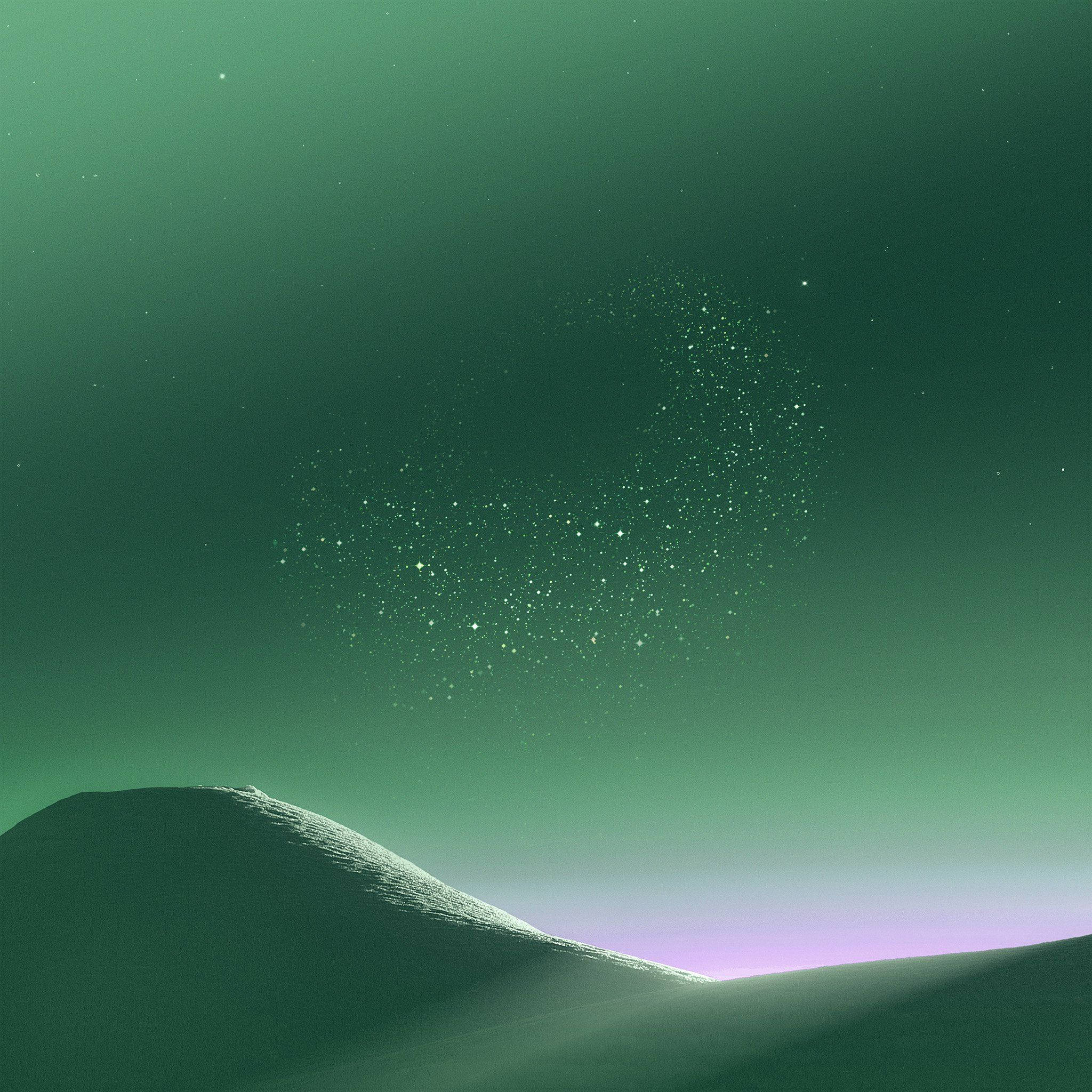Smukke sandklitter i pastelgrøn Wallpapers