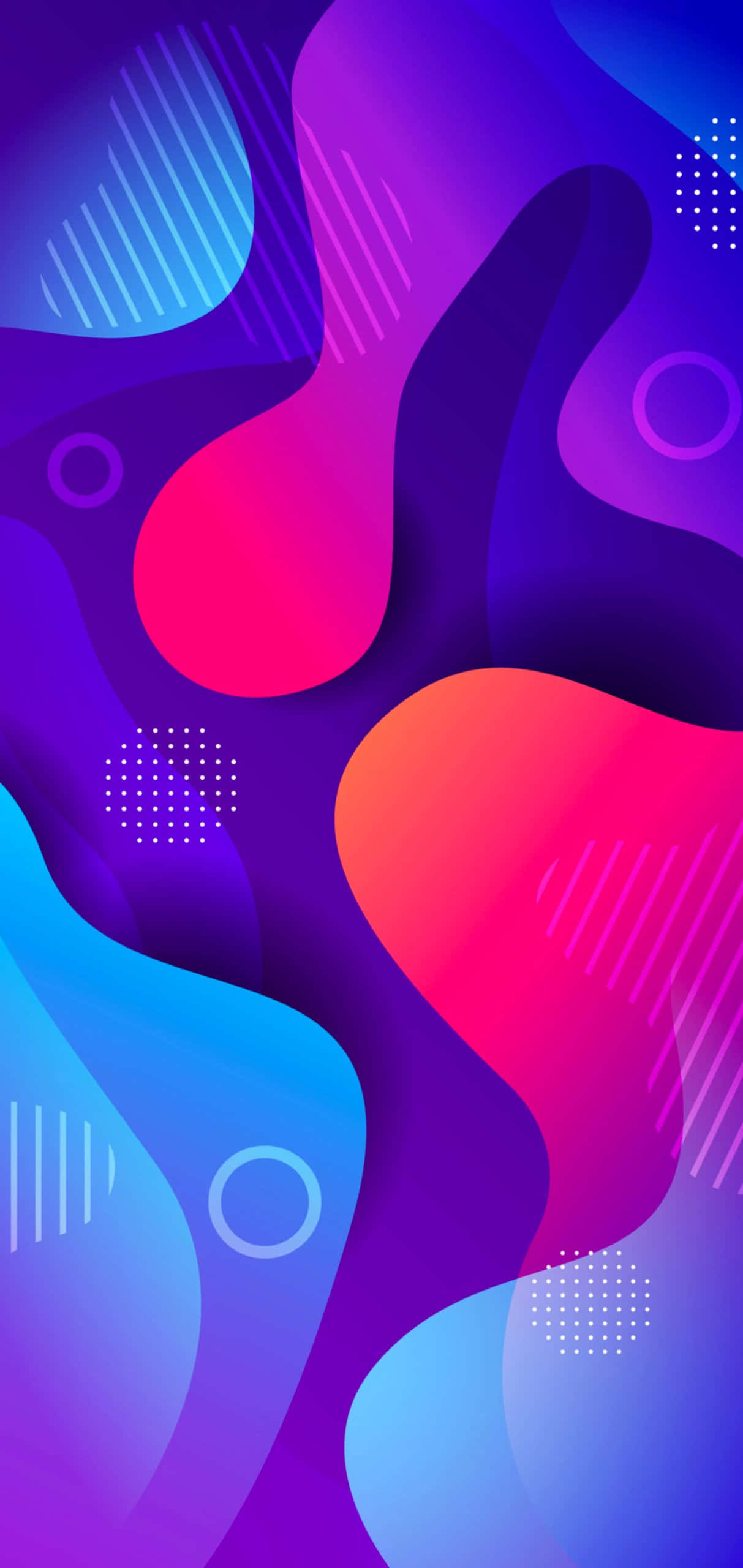 Smukt designet farverig iPhone Wallpapers