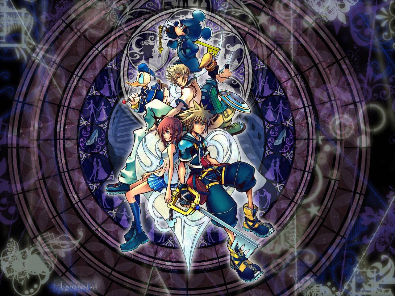 Smukt Kingdom Hearts-logo Wallpapers