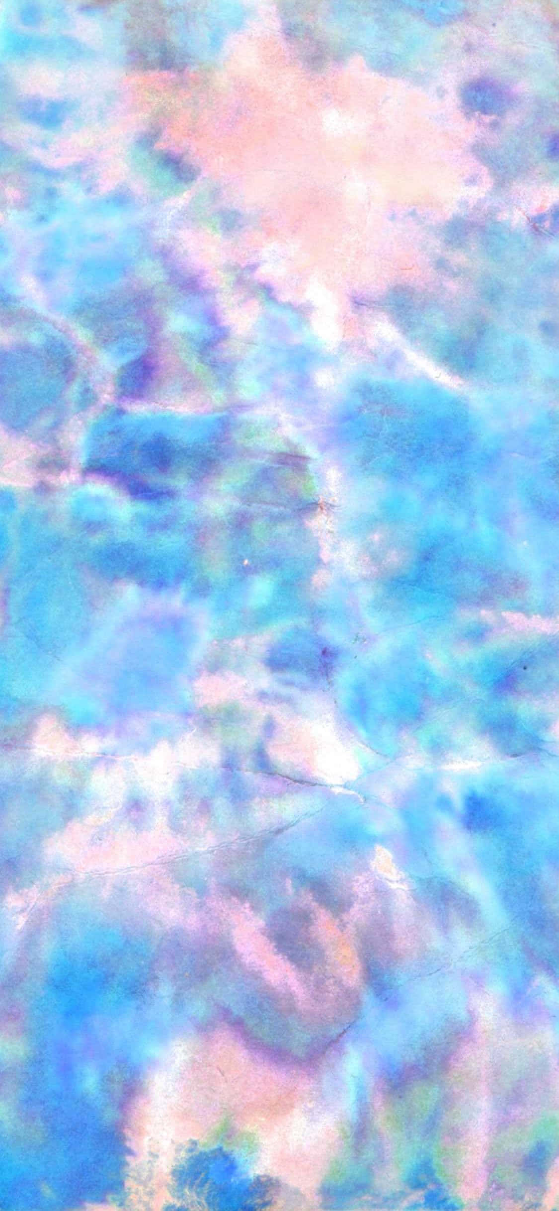Smukt tie-dye turkis vand æstetik Wallpapers