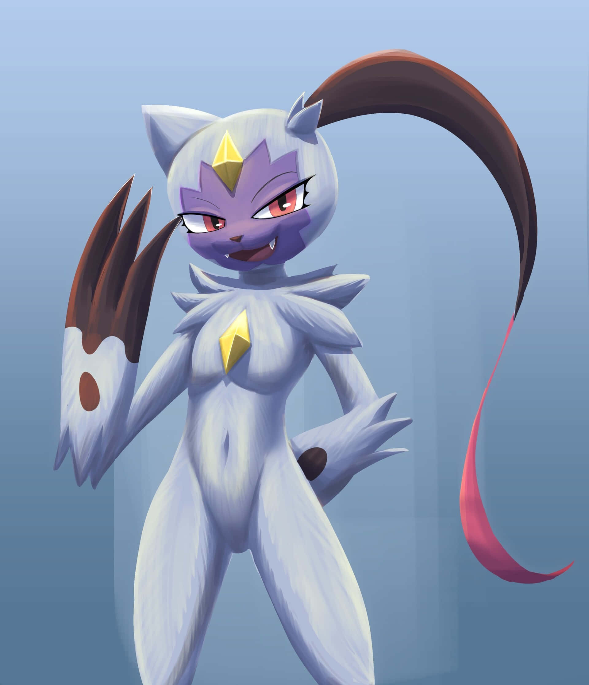 Sneasler Pokemon laver salut-gestus Wallpapers