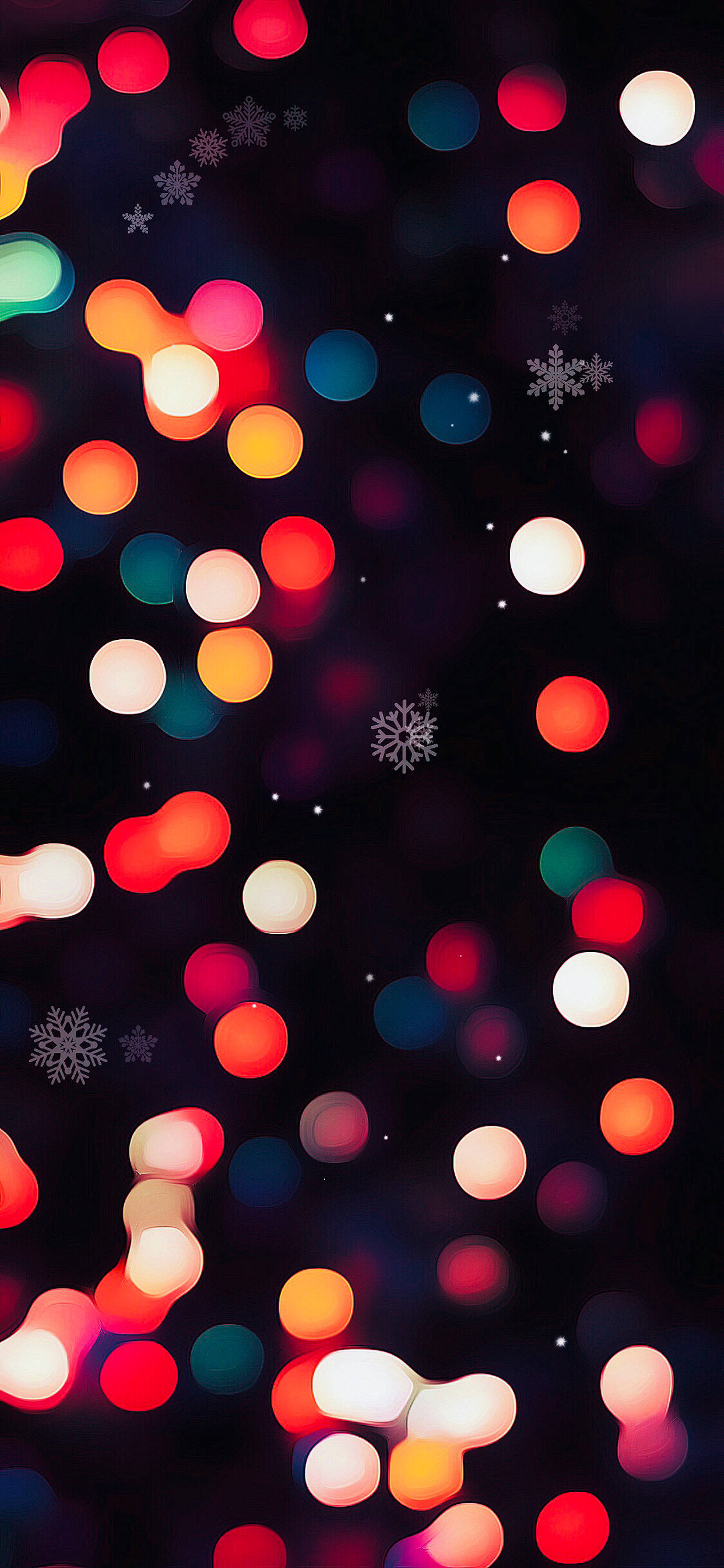 Snefnug til æstetisk jule iPhone Wallpapers