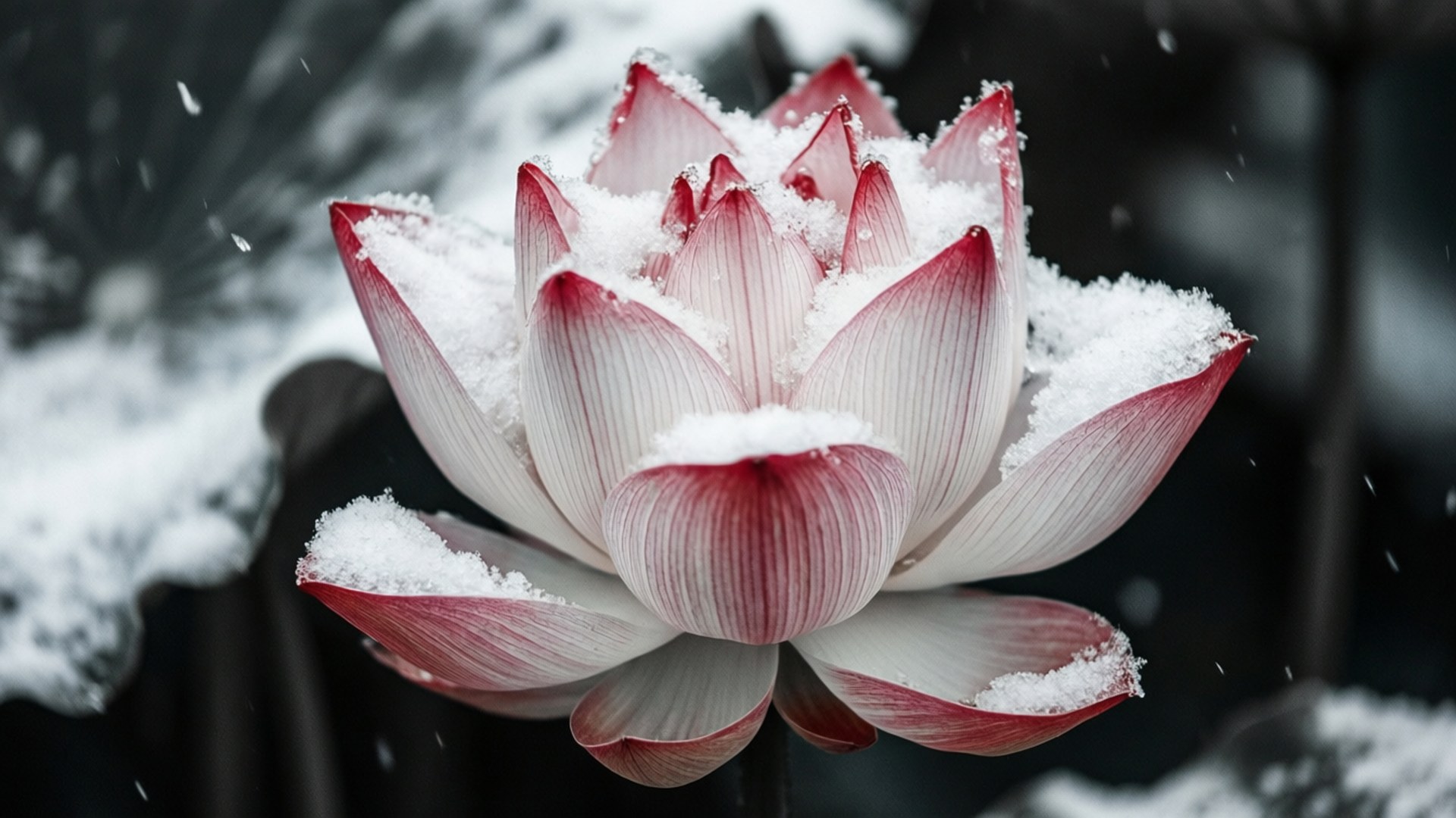 Sneklædt Lotus Wallpapers