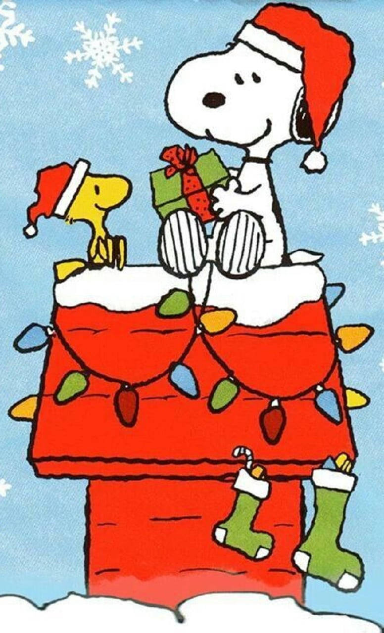 Snoopy julegaveudveksling Wallpapers