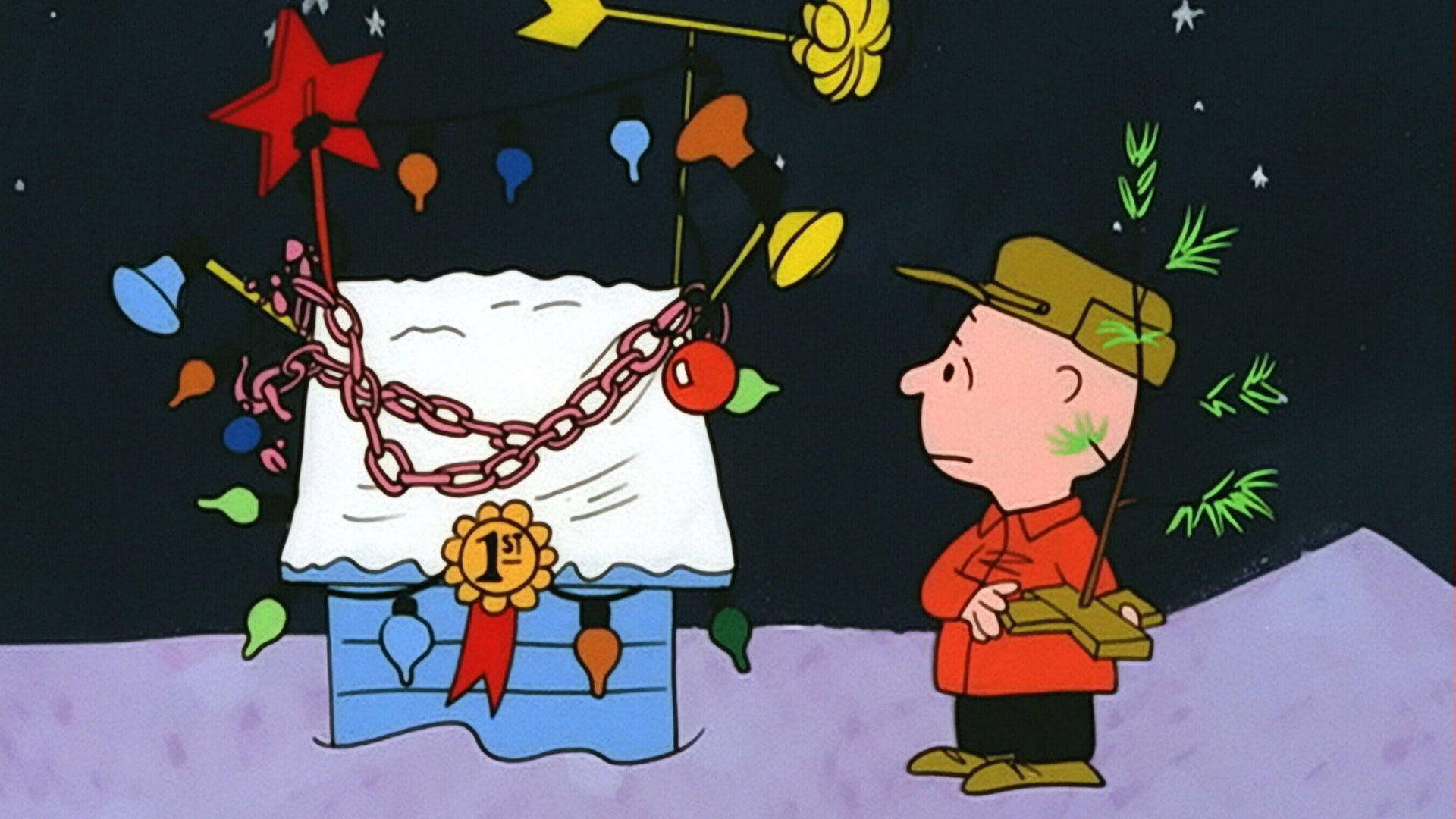 Snoopy julehusudsmykning Wallpapers
