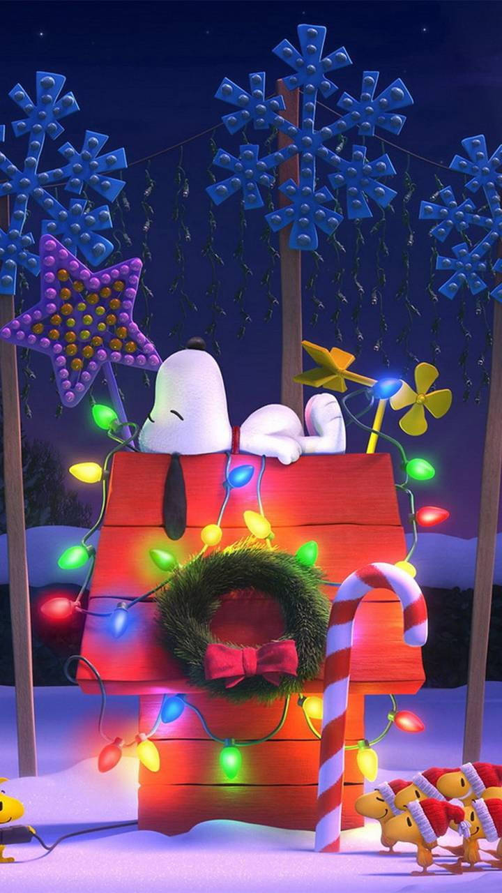 Snoopy julepynt i 3D Wallpapers