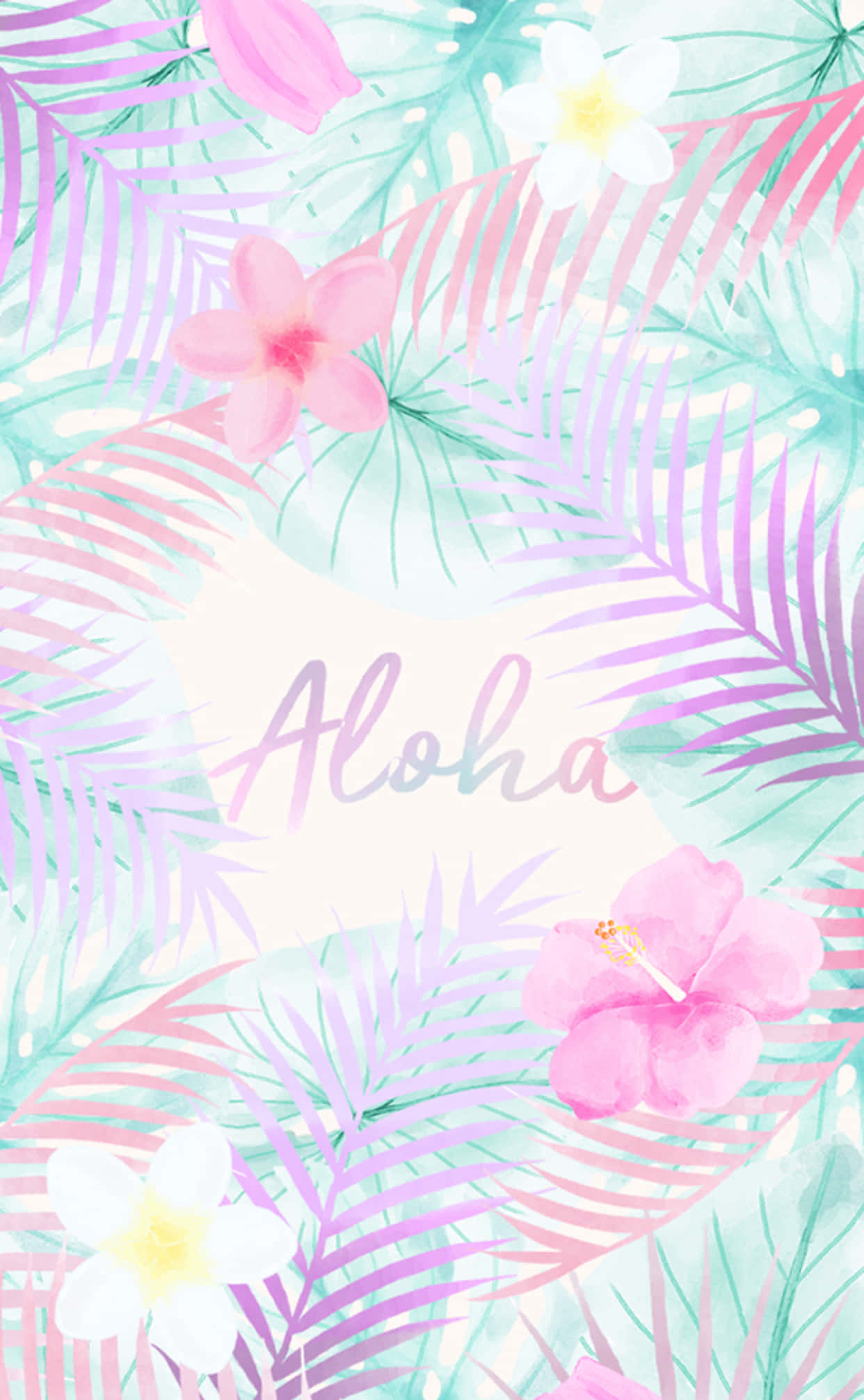 Sød Aloha Sommer iPhone Wallpapers