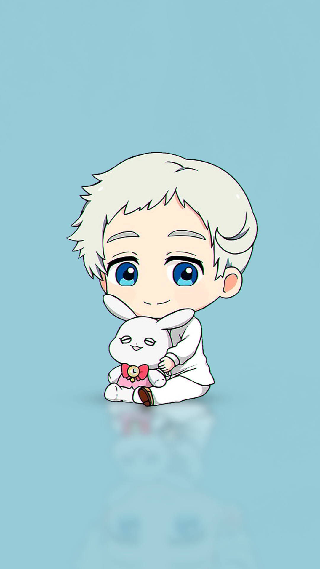 Sød anime dreng Norman fra The Promised Neverland Wallpapers