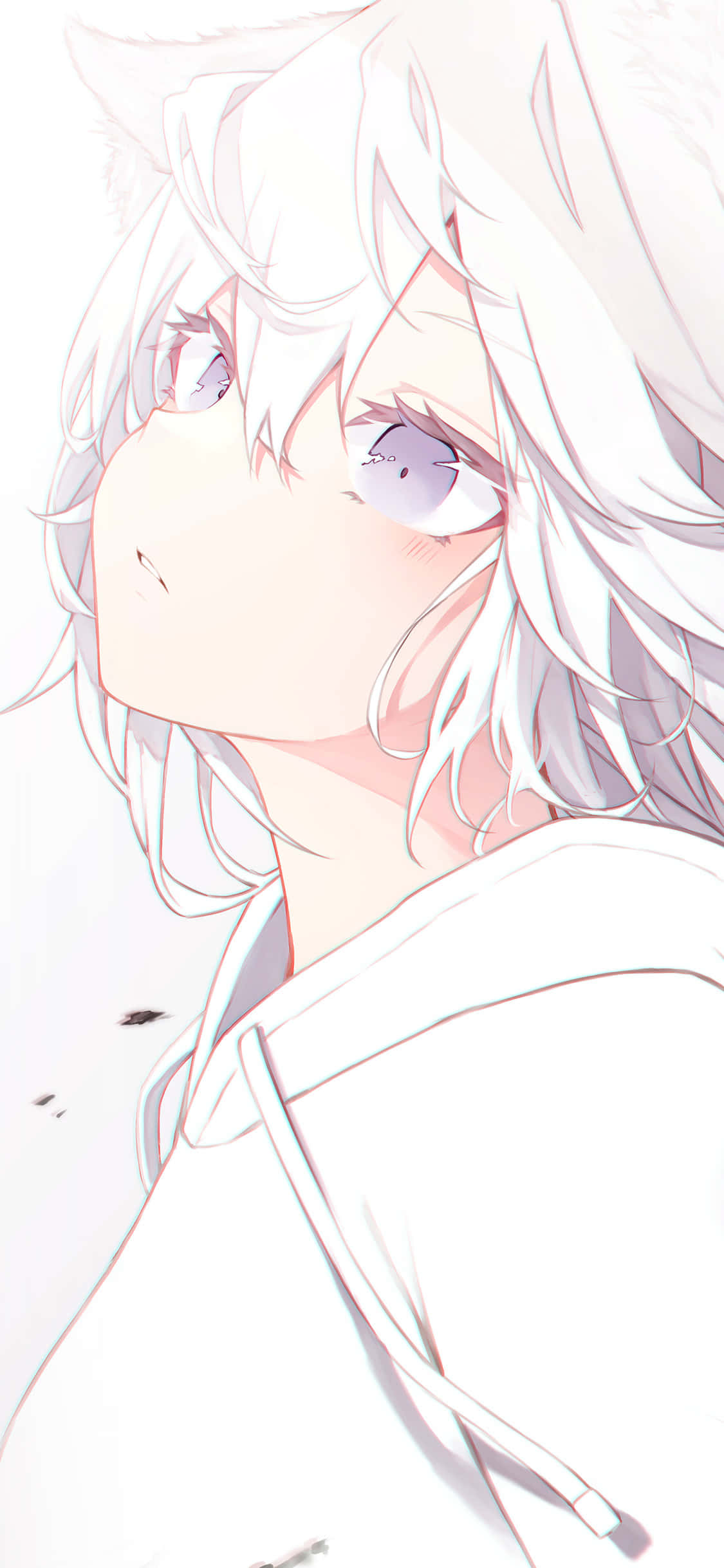 Sød anime hvid pige Wallpapers