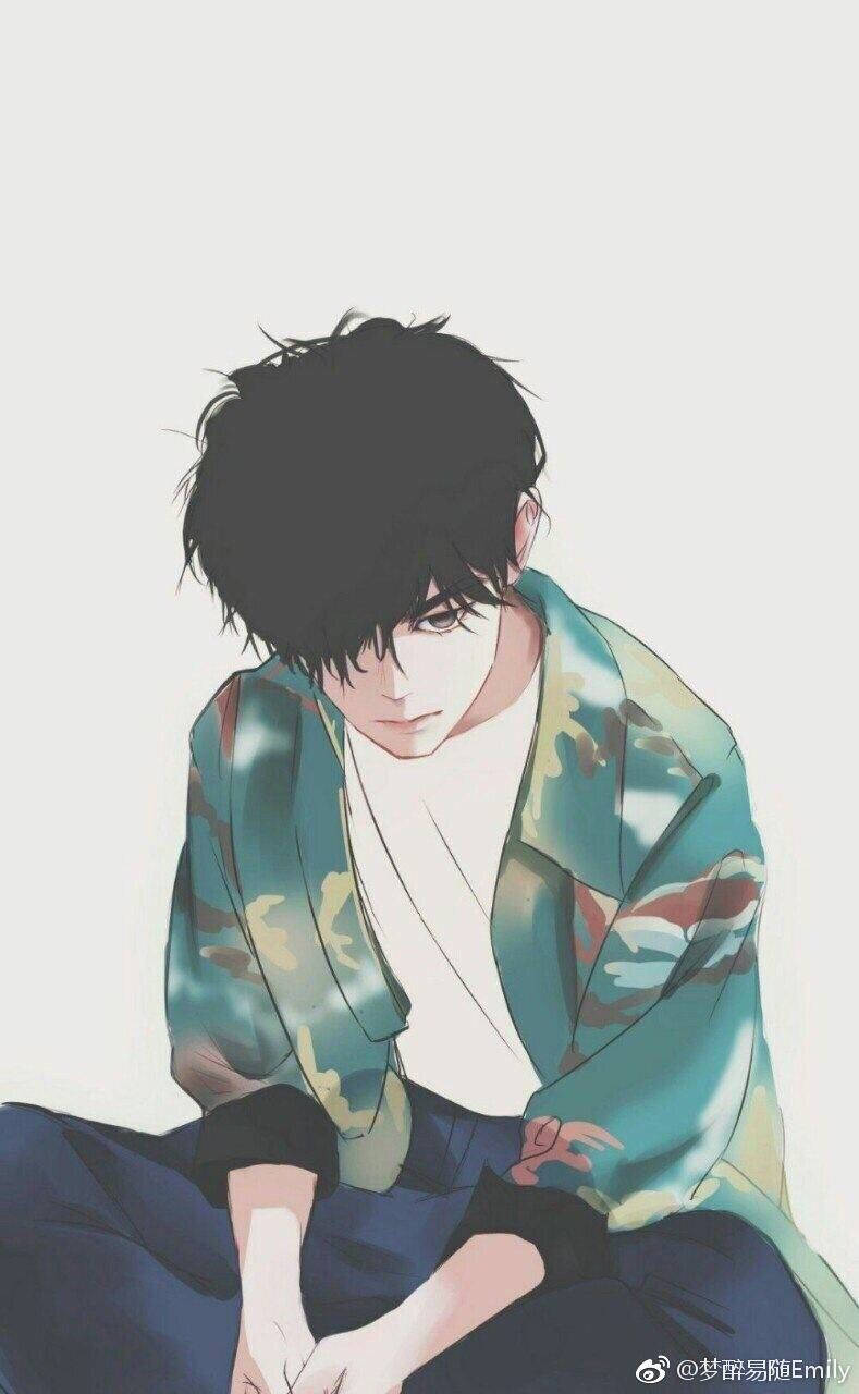 Sød anime PFP emo fyr Wallpapers