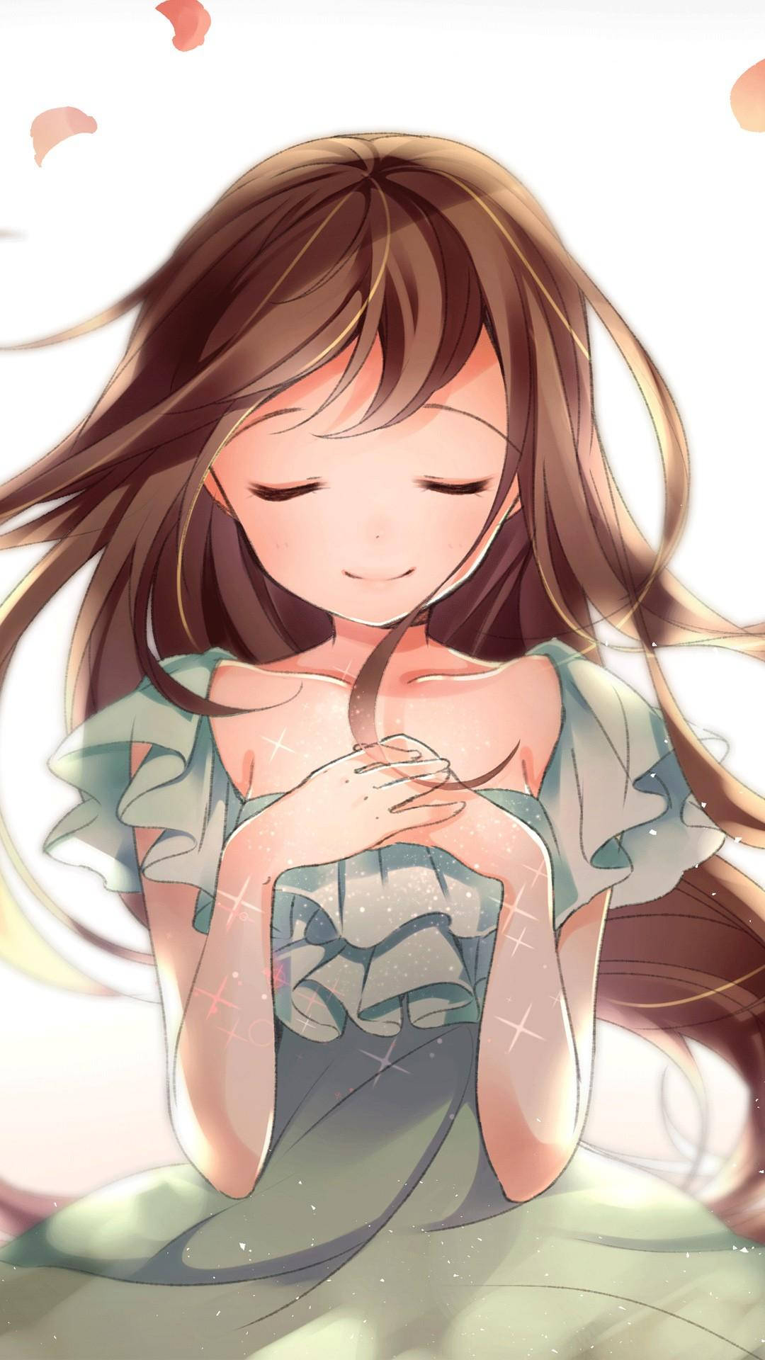 Sød anime PFP-ønske pige Wallpapers