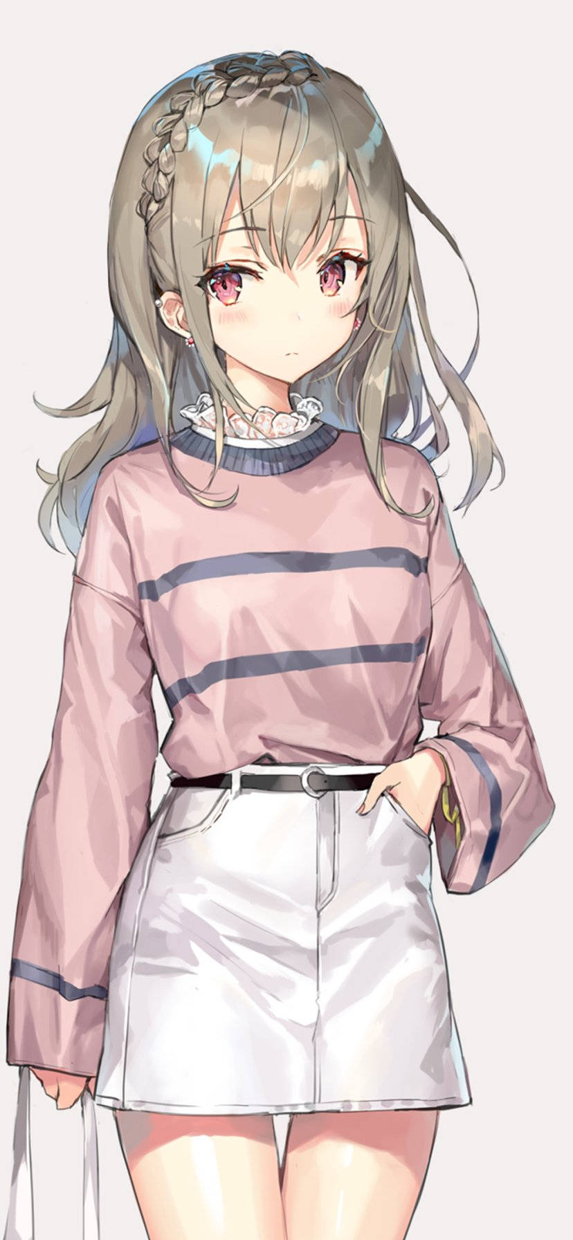 Sød anime PFP stilfuld pige Wallpapers