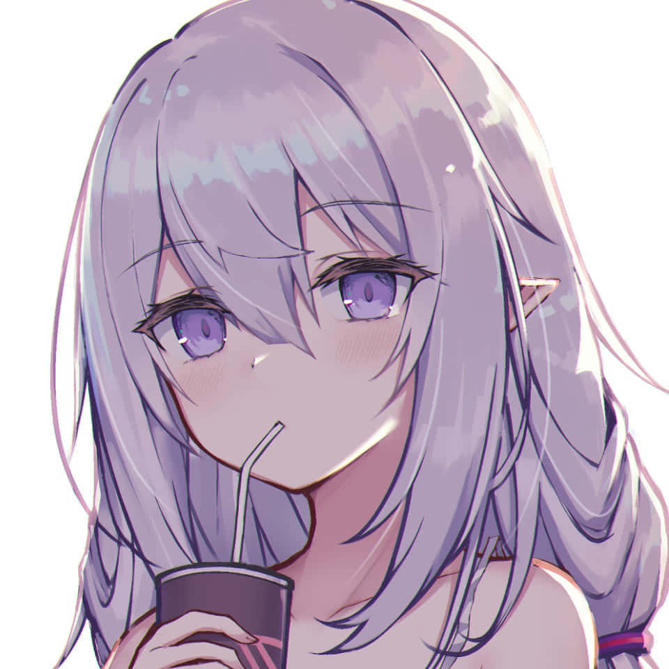 Sød animepige avatar profilbillede Wallpapers