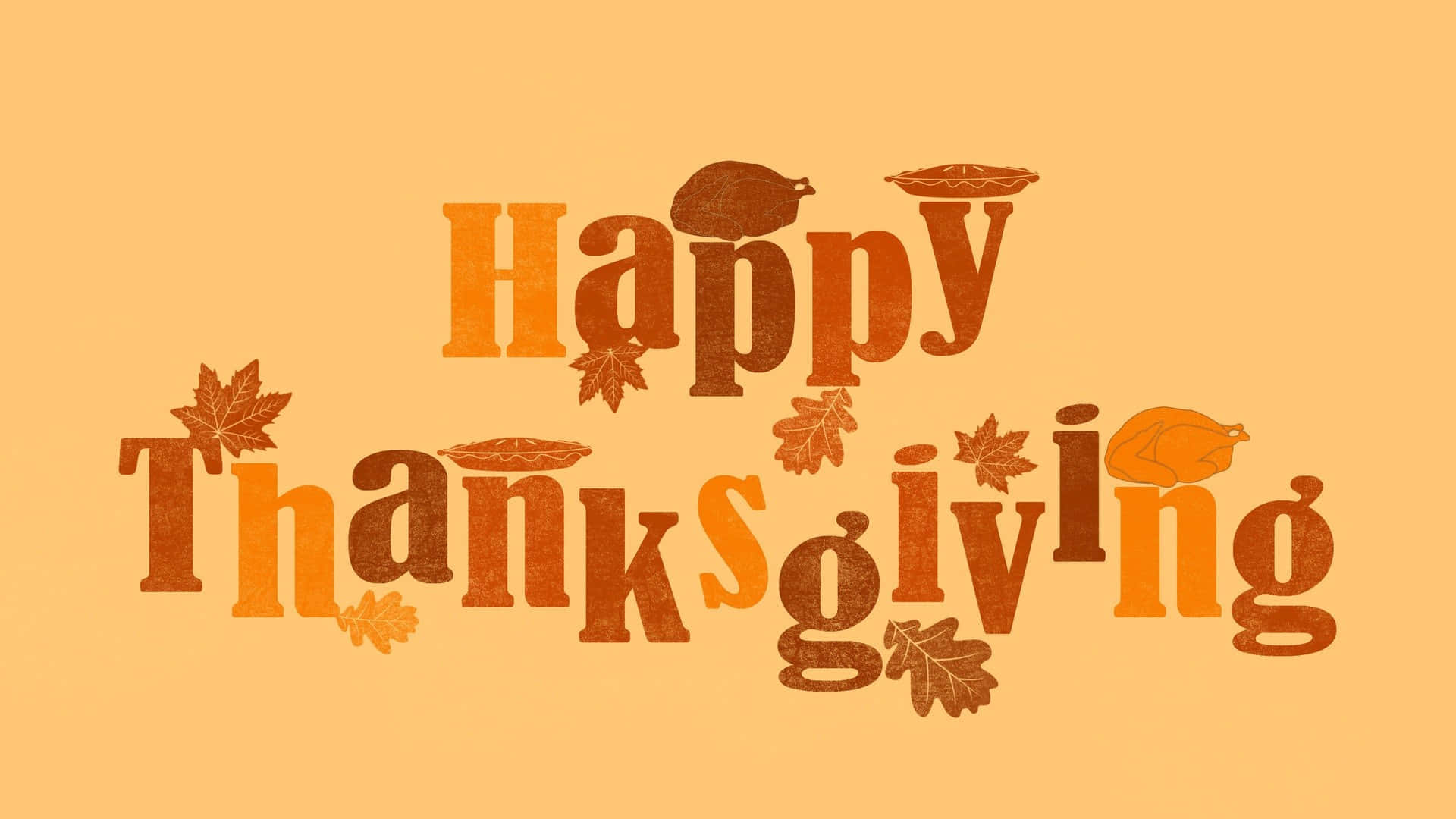 Sød baggrund til Thanksgiving Wallpapers