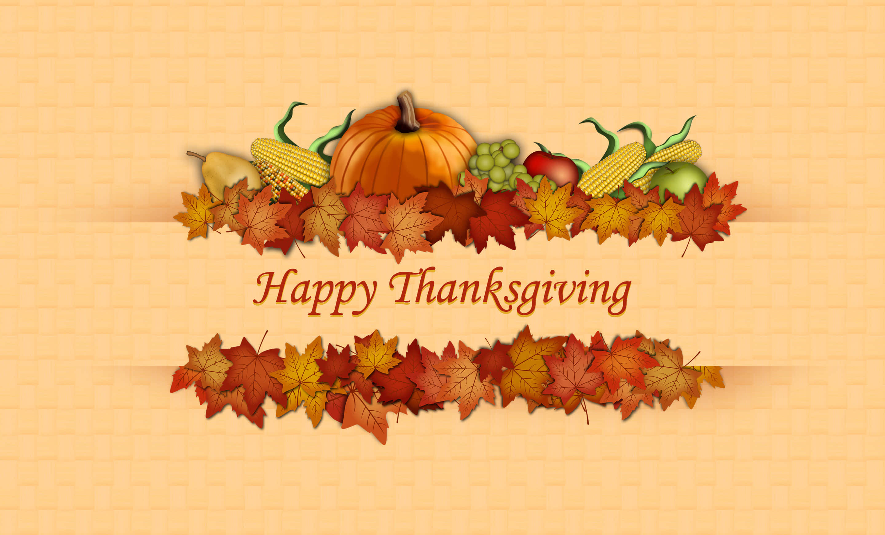 Sød baggrund til Thanksgiving Wallpapers