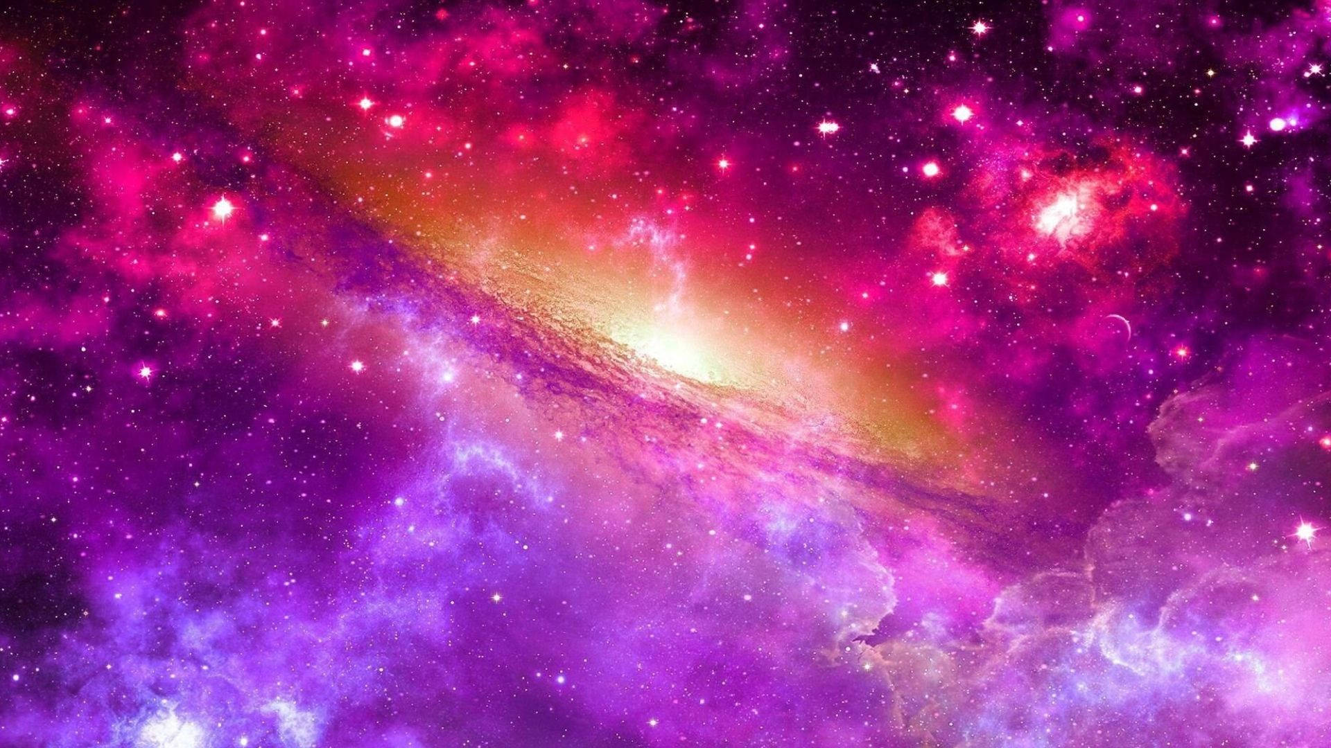 Sød galakse med sort hul Wallpapers