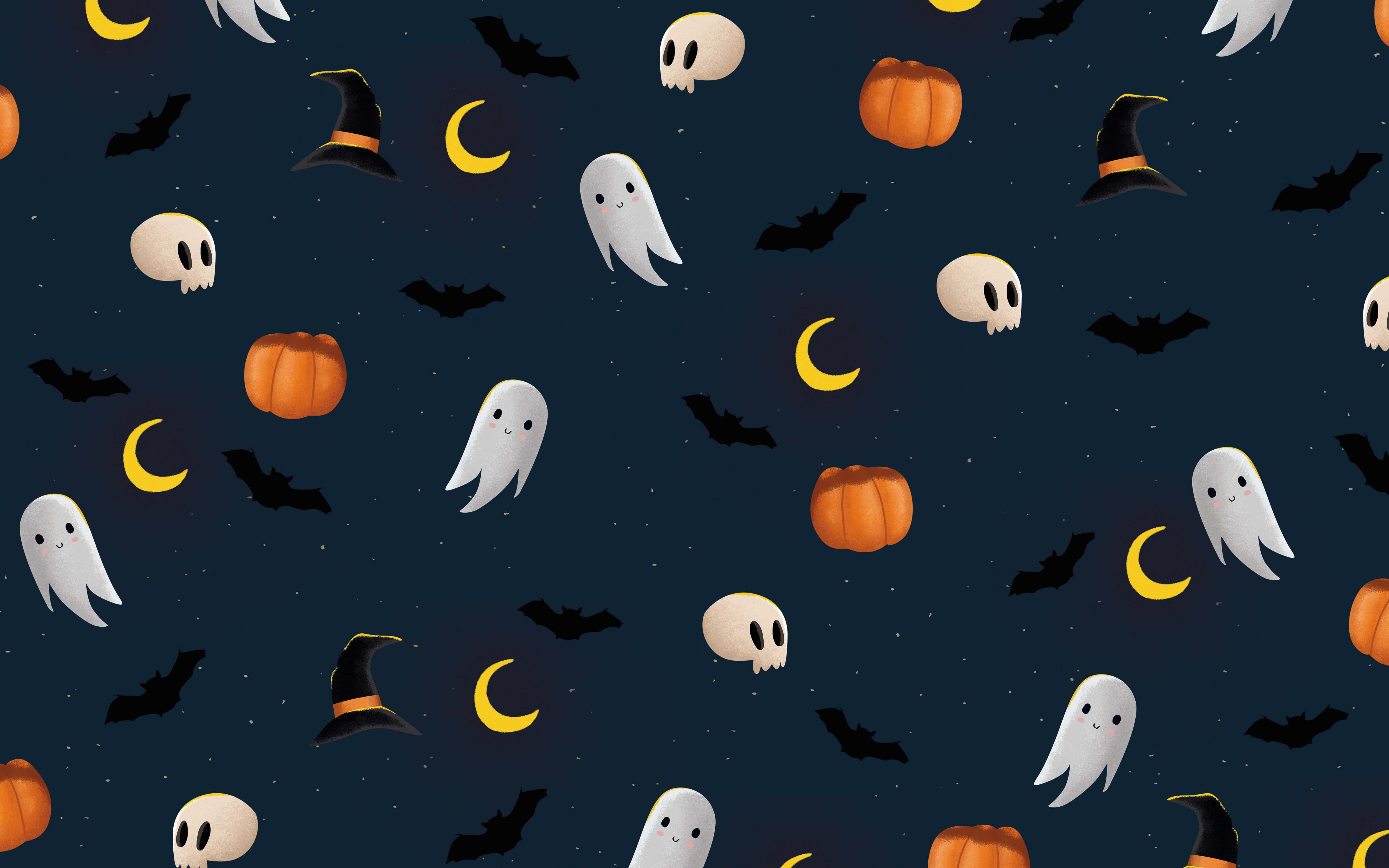 Sød Halloween baggrund Wallpapers