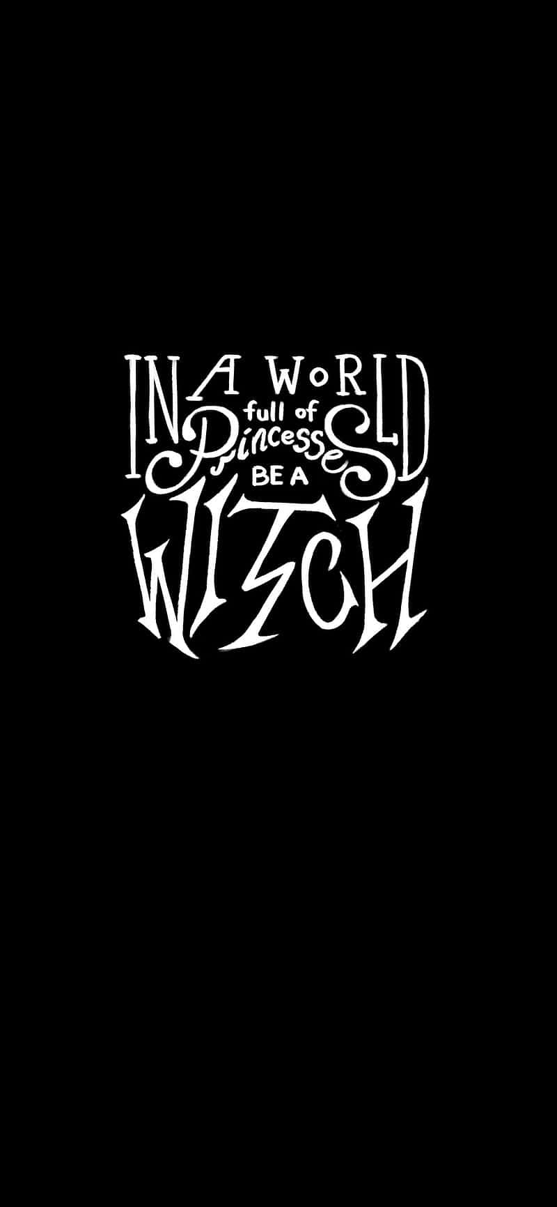 Sød hekse-typografi Wallpapers