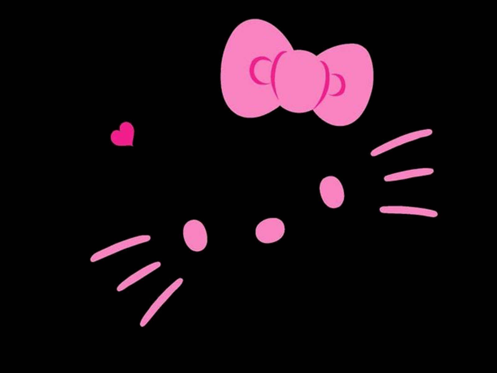 Sød Hello Kitty-inspireret bærbar computer Wallpapers
