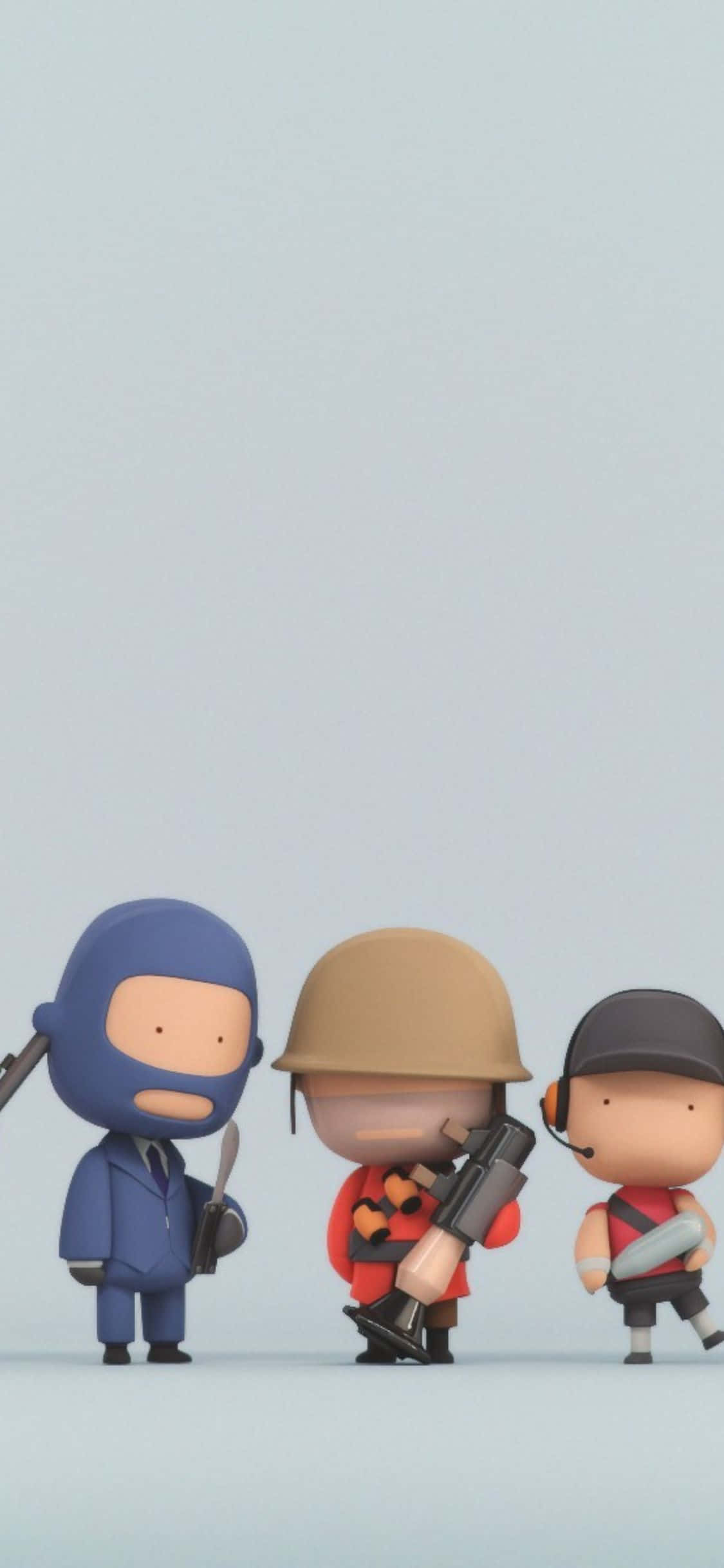 Sød iPhone XS Team Fortress 2 Baggrund Wallpapers